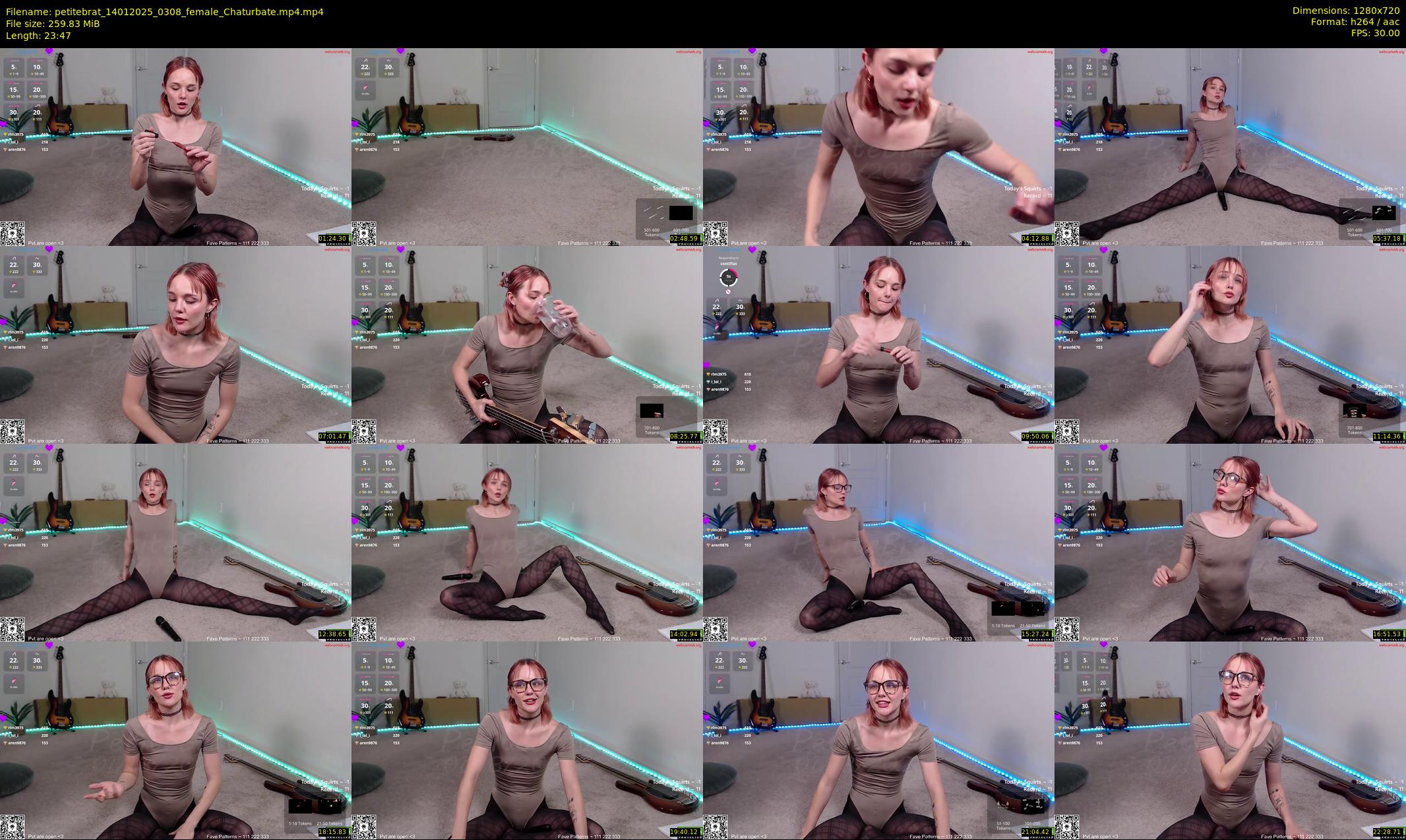 petitebrat — 24 minute Chaturbate female cam show recording, 720p, Jan 14, 2025