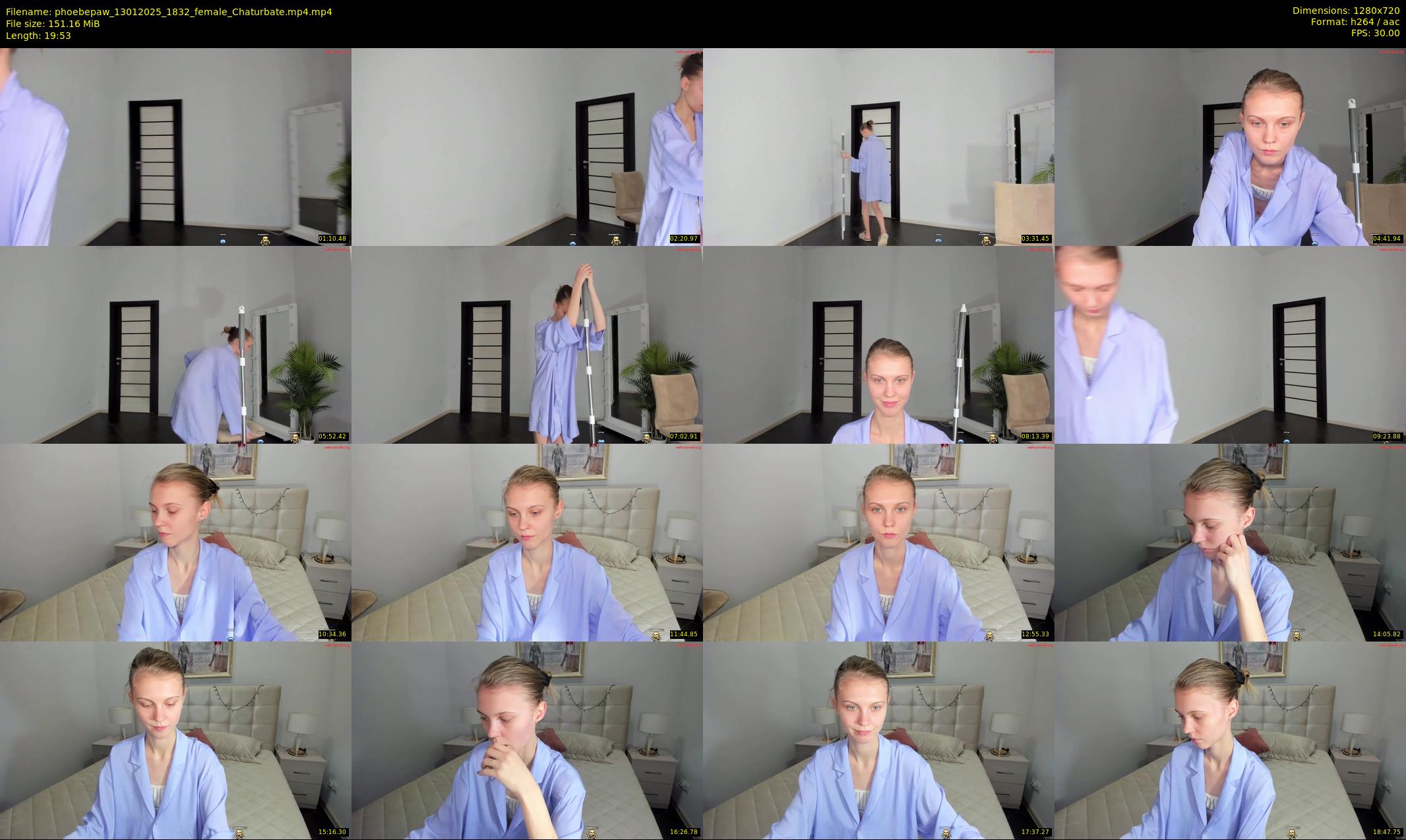 phoebepaw — 20 minute Chaturbate female cam show recording, 720p, Jan 13, 2025