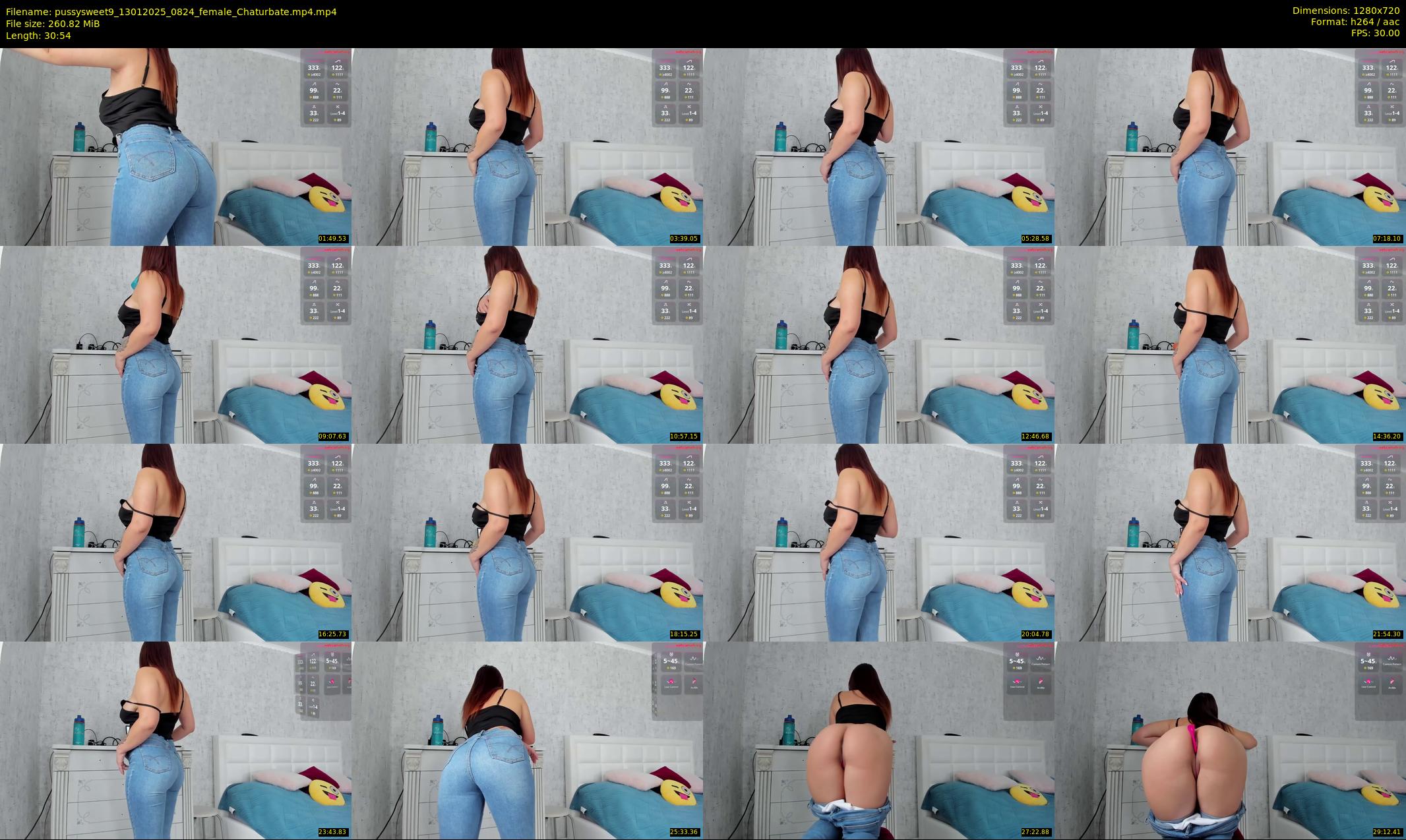 pussysweet9 — 31 minute Chaturbate female cam show recording, 720p, Jan 13, 2025