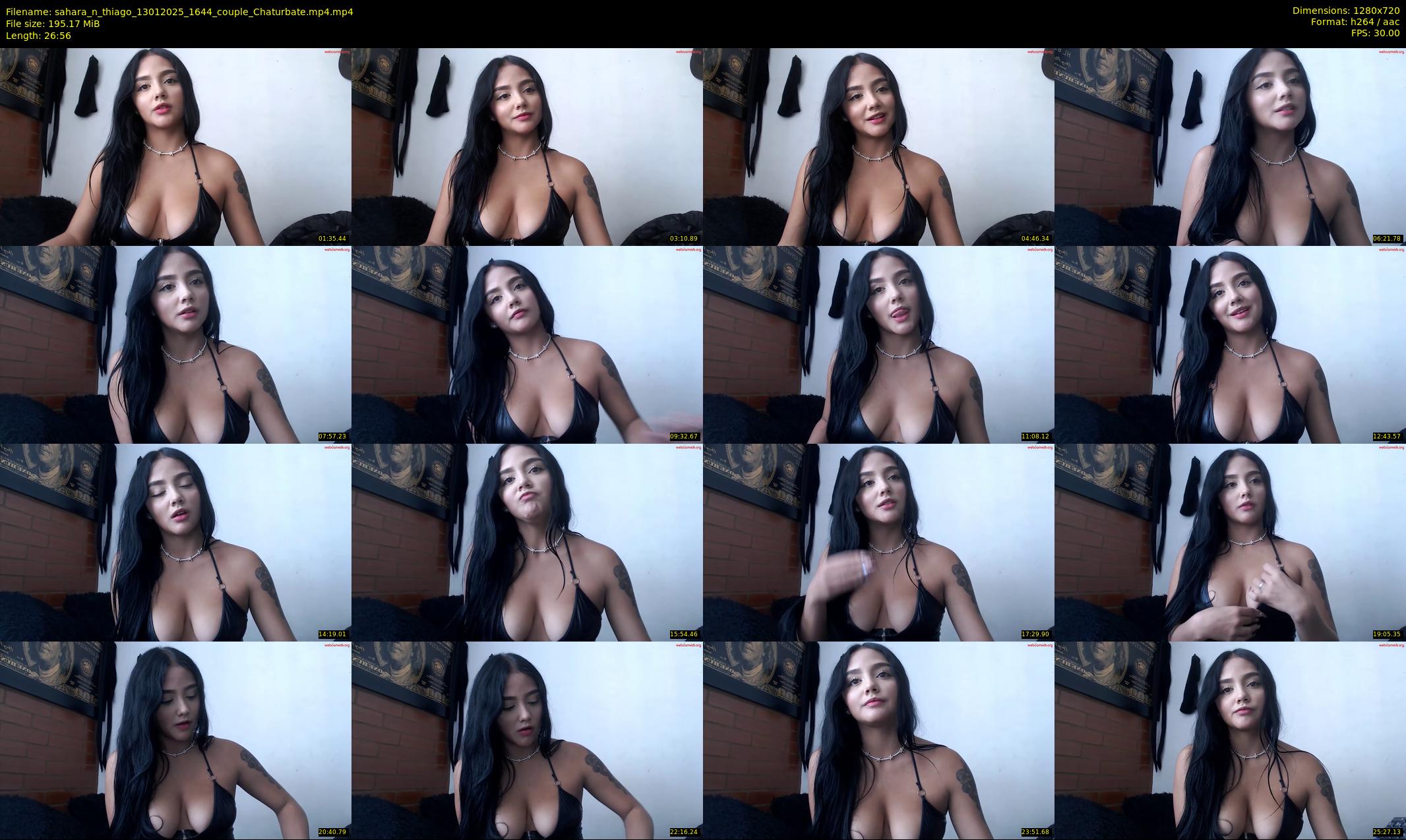 sahara_n_thiago — 27 minute Chaturbate couple cam show recording, 720p, Jan 13, 2025