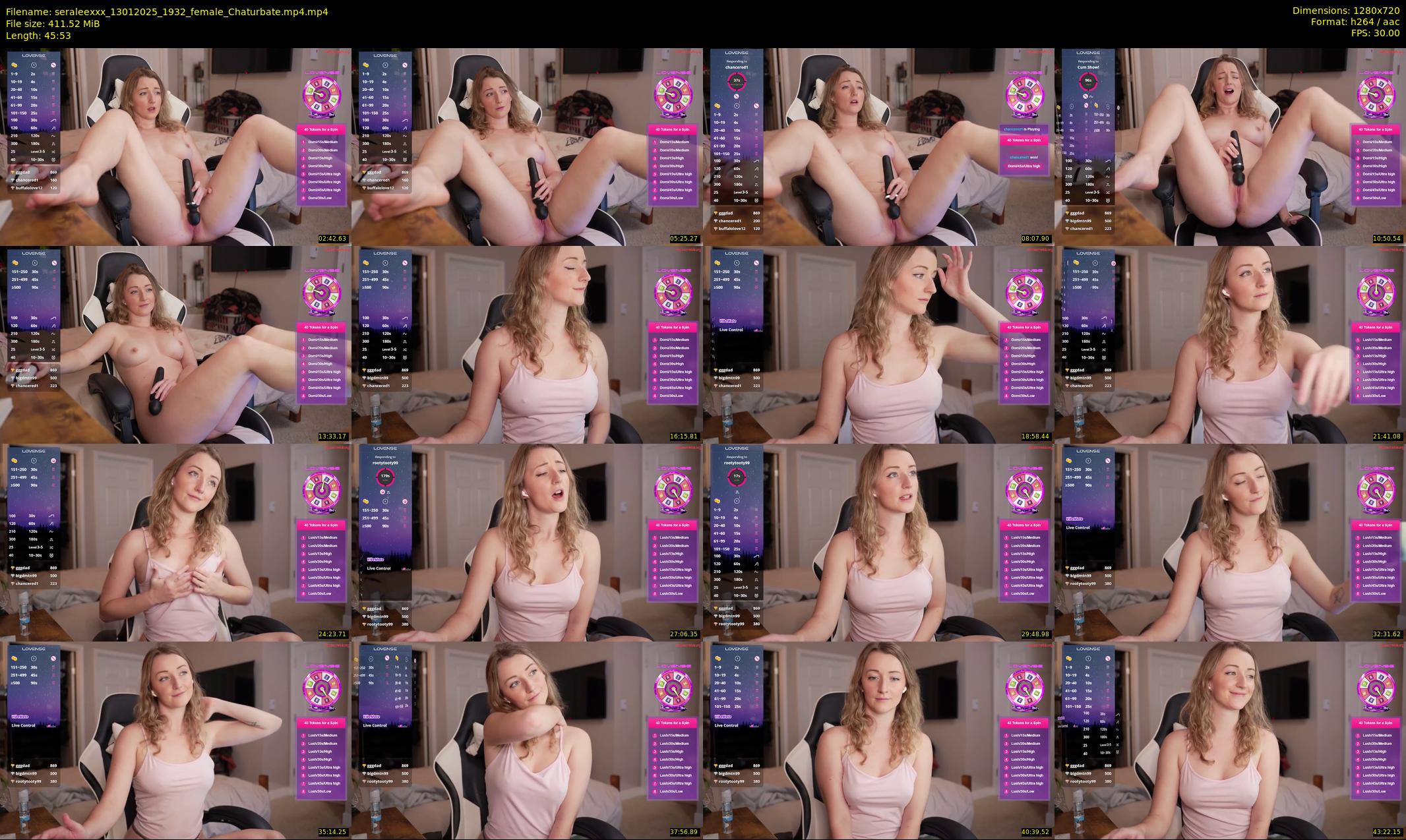 seraleexxx — 46 minute Chaturbate female cam show recording, 720p, Jan 13, 2025
