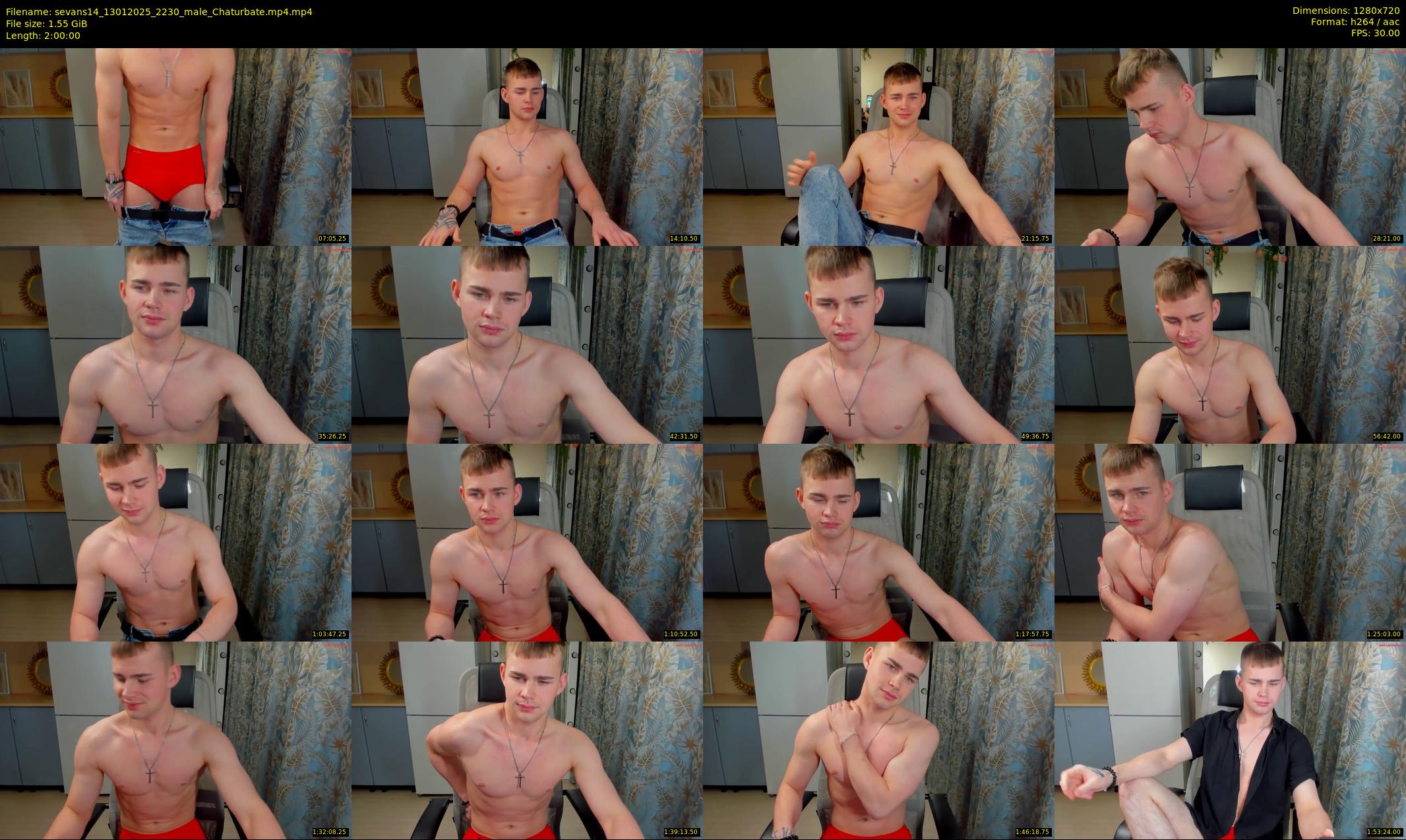 sevans14 — 120 minute Chaturbate male cam show recording, 720p, Jan 13, 2025