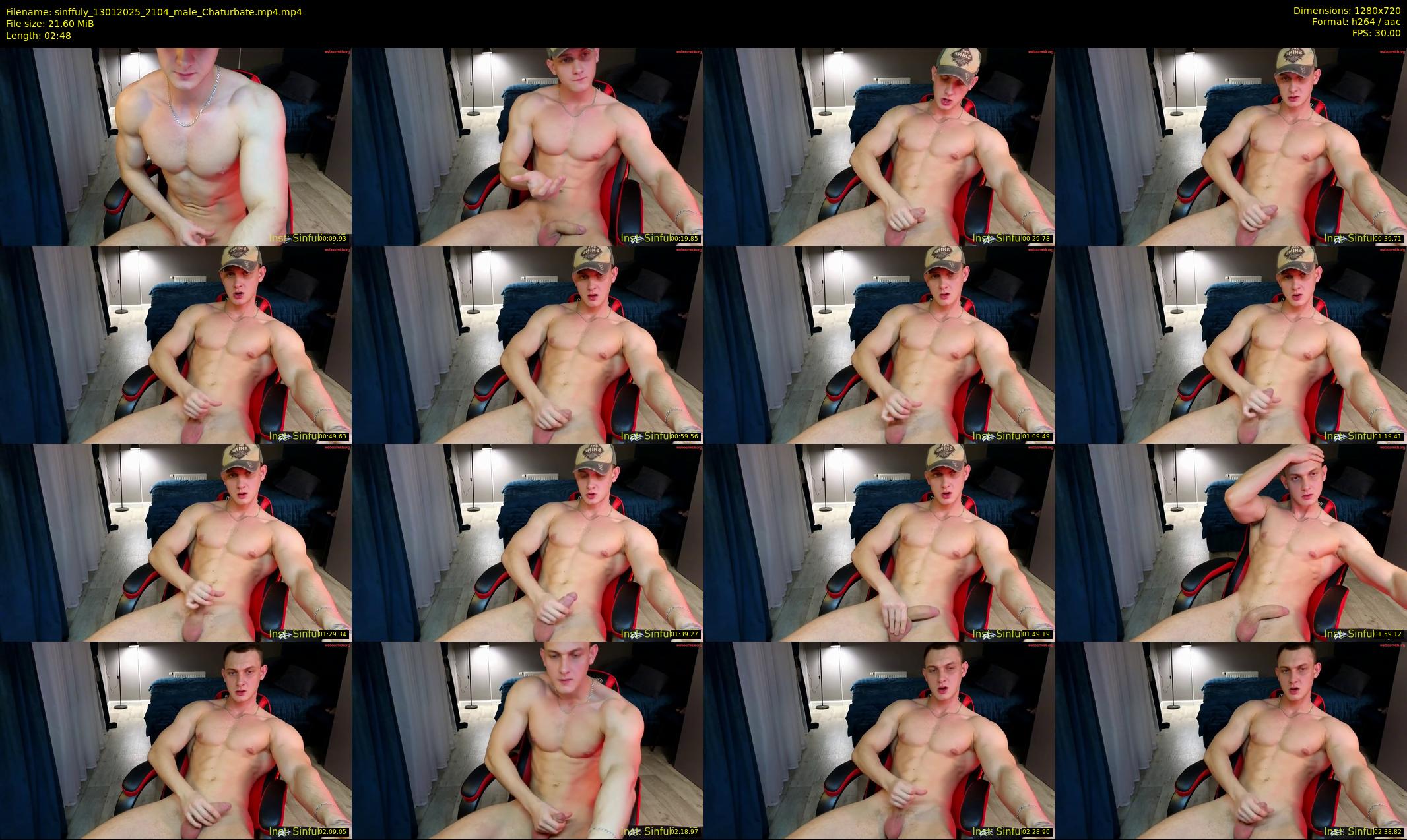 sinffuly — 3 minute Chaturbate male cam show recording, 720p, Jan 13, 2025
