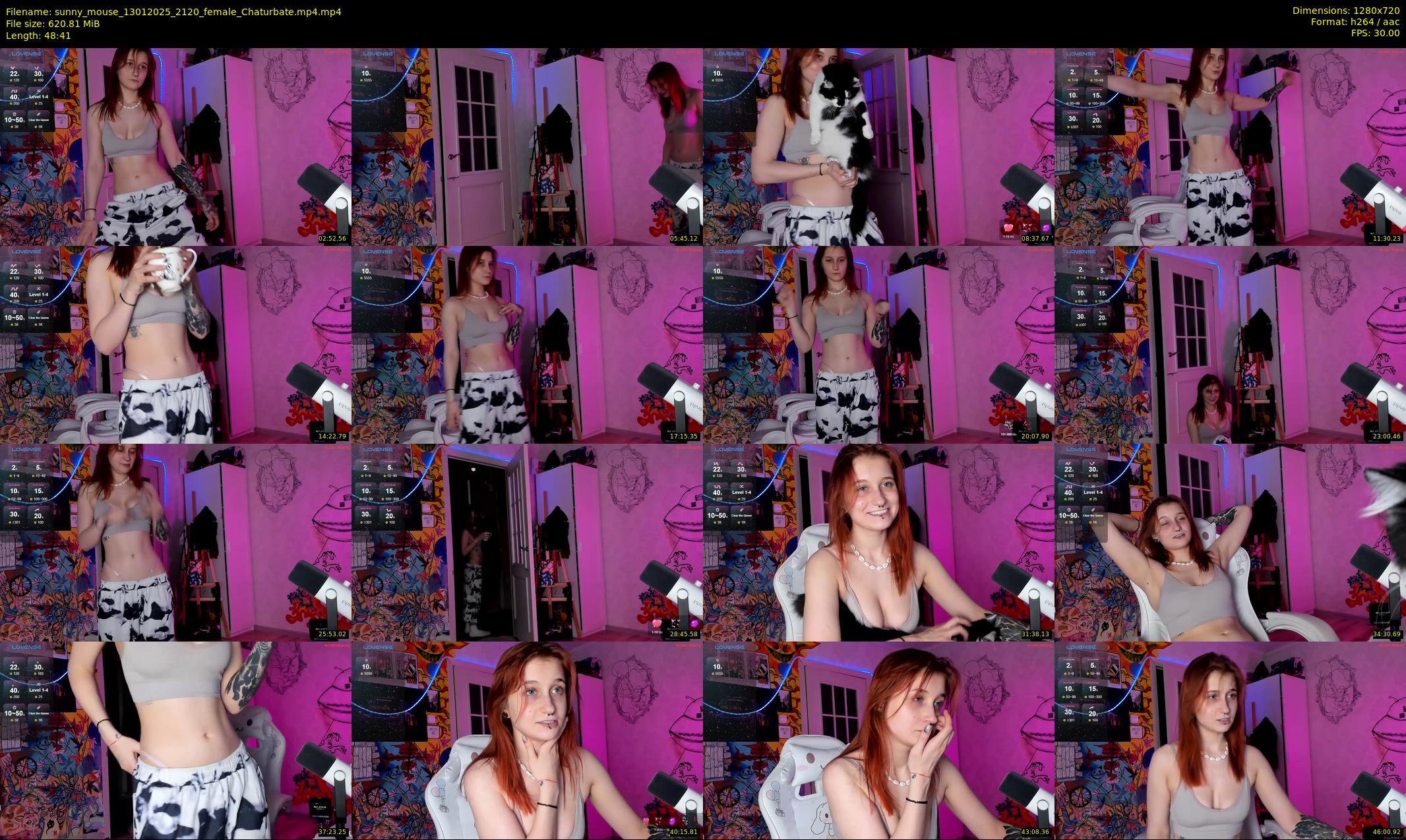 sunny_mouse — 49 minute Chaturbate female cam show recording, 720p, Jan 13, 2025
