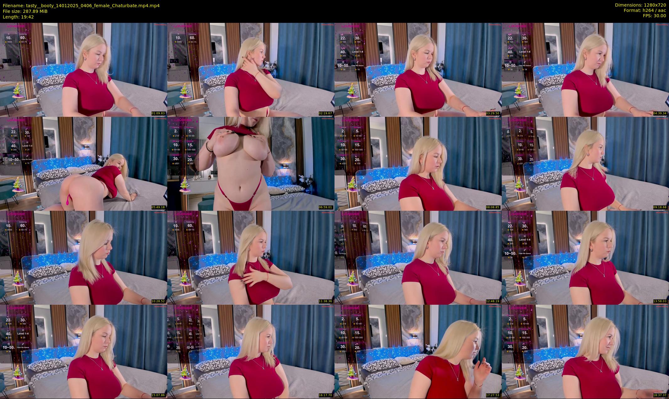 tasty__booty — 20 minute Chaturbate female cam show recording, 720p, Jan 14, 2025
