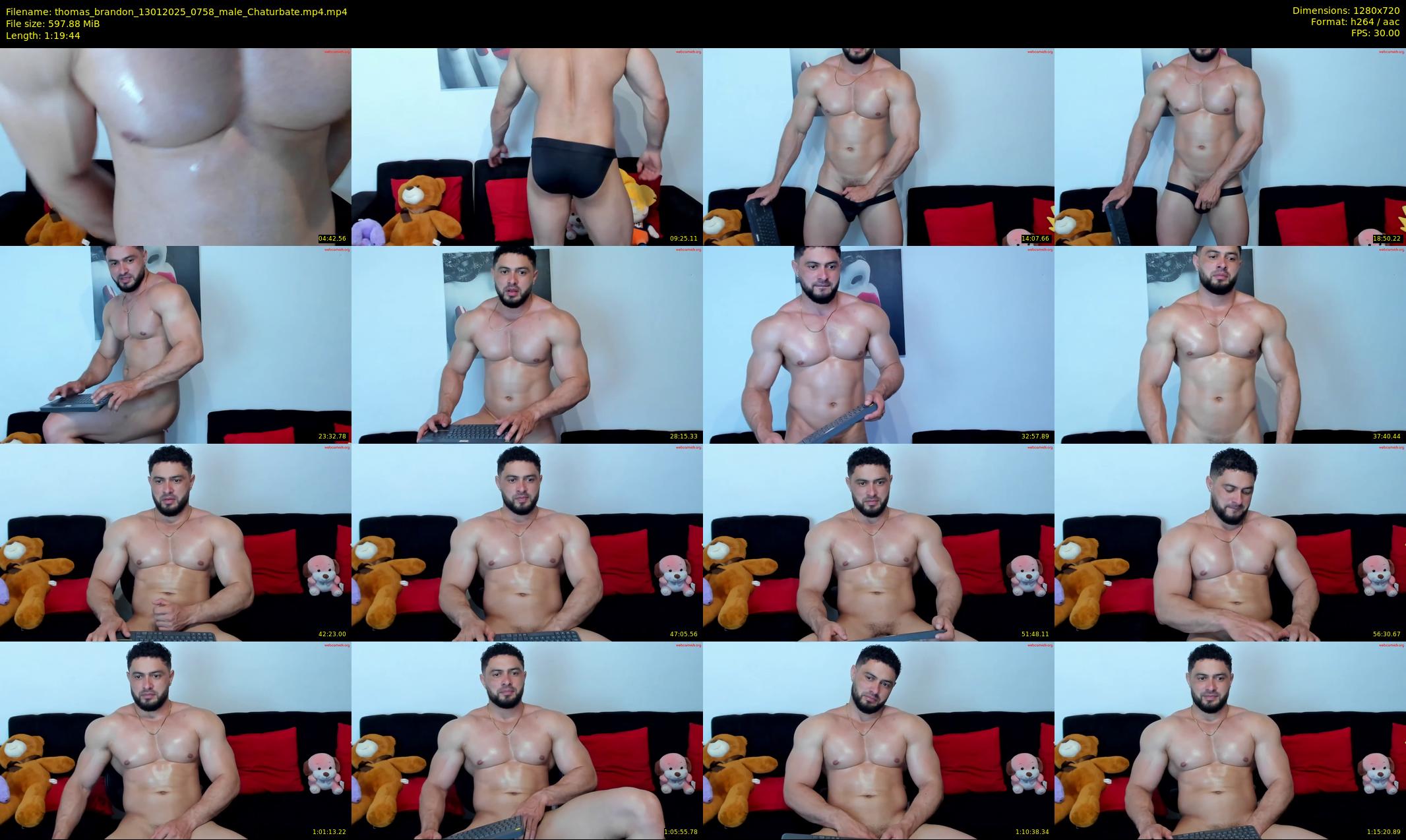 thomas_brandon — 80 minute Chaturbate male cam show recording, 720p, Jan 13, 2025