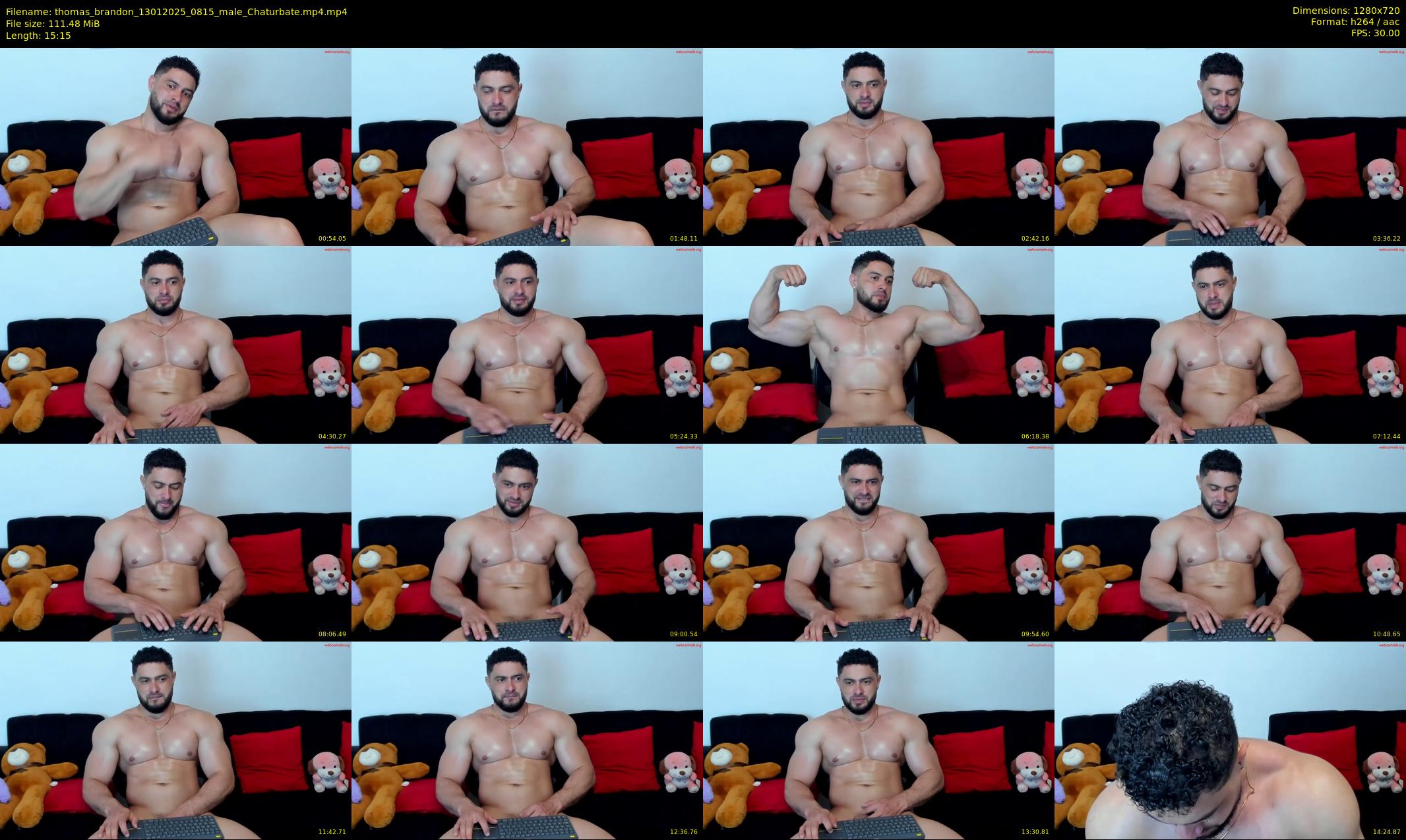 thomas_brandon — 16 minute Chaturbate male cam show recording, 720p, Jan 13, 2025