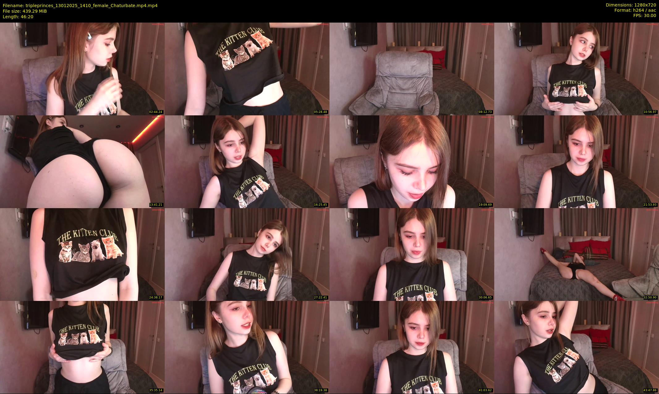 tripleprinces — 47 minute Chaturbate female cam show recording, 720p, Jan 13, 2025