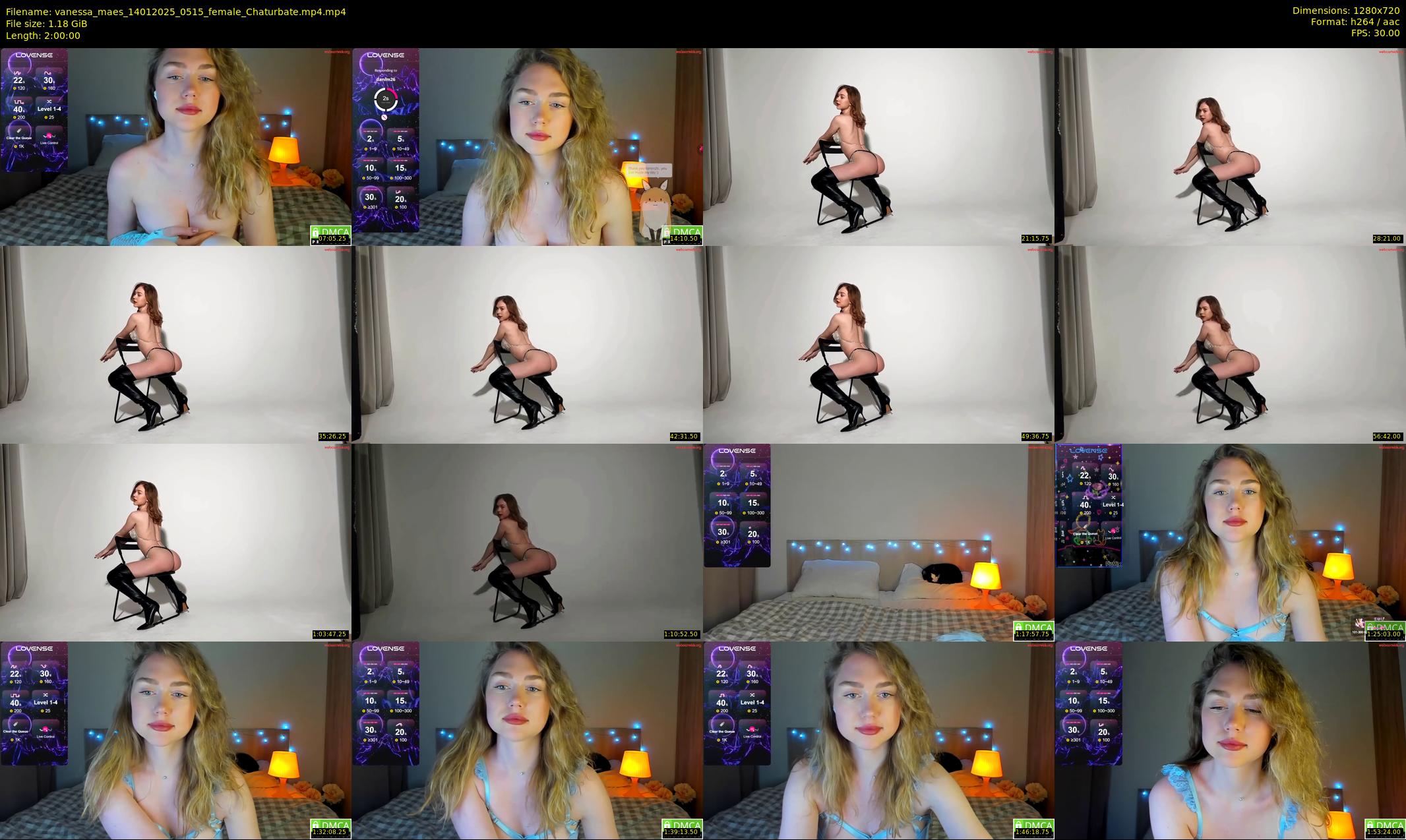 vanessa_maes — 120 minute Chaturbate female cam show recording, 720p, Jan 14, 2025