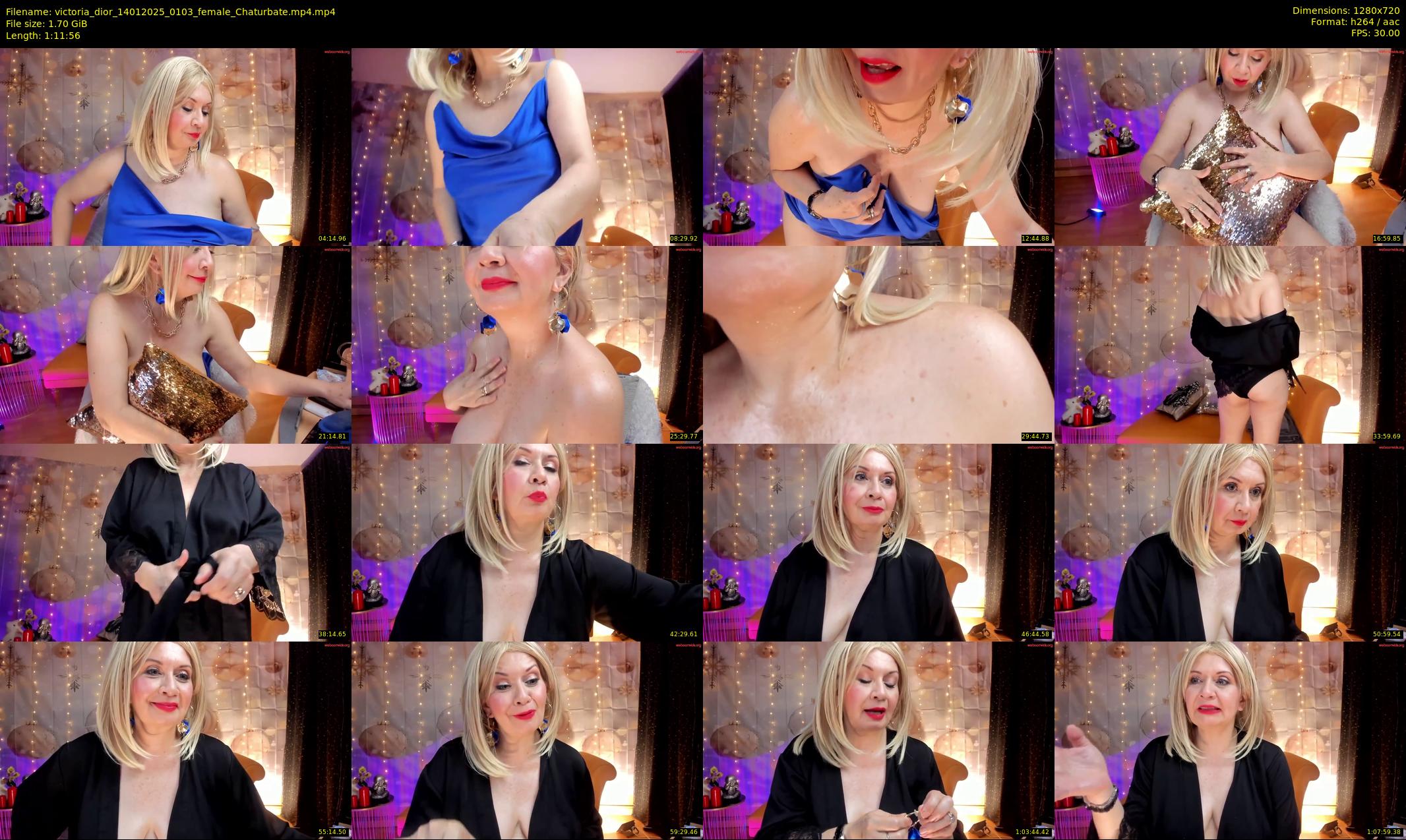 victoria_dior — 72 minute Chaturbate female cam show recording, 720p, Jan 14, 2025