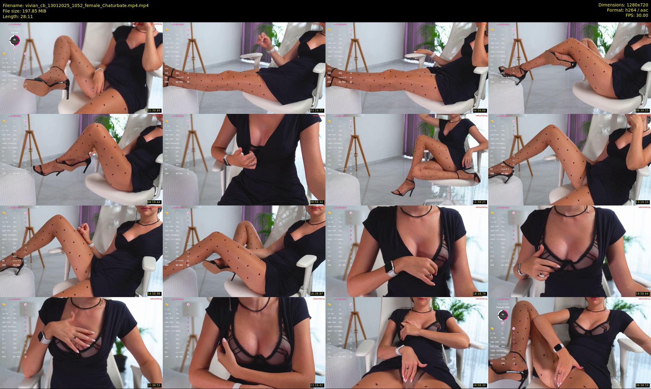 vivian_cb — 29 minute Chaturbate female cam show recording, 720p, Jan 13, 2025