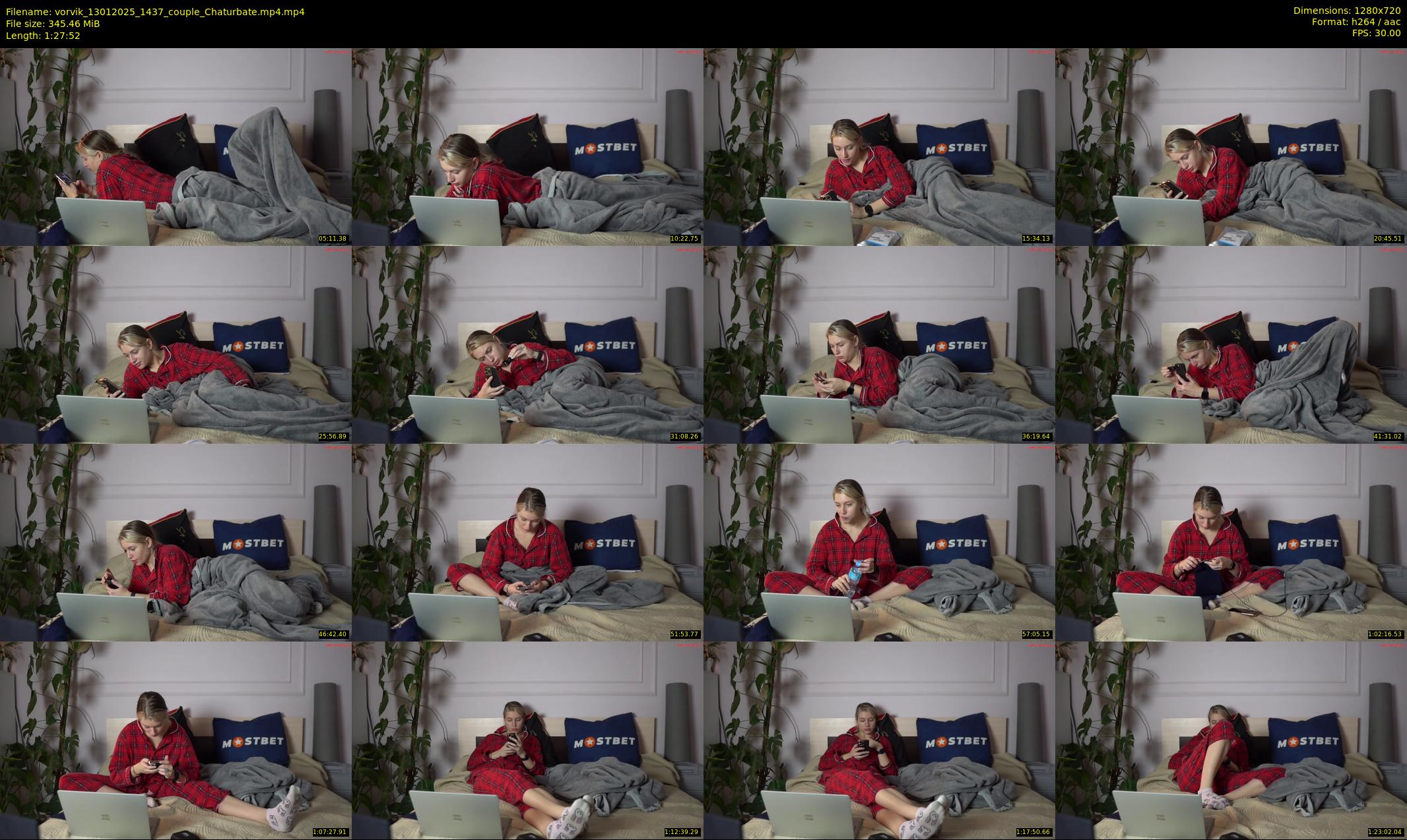 vorvik — 88 minute Chaturbate couple cam show recording, 720p, Jan 13, 2025