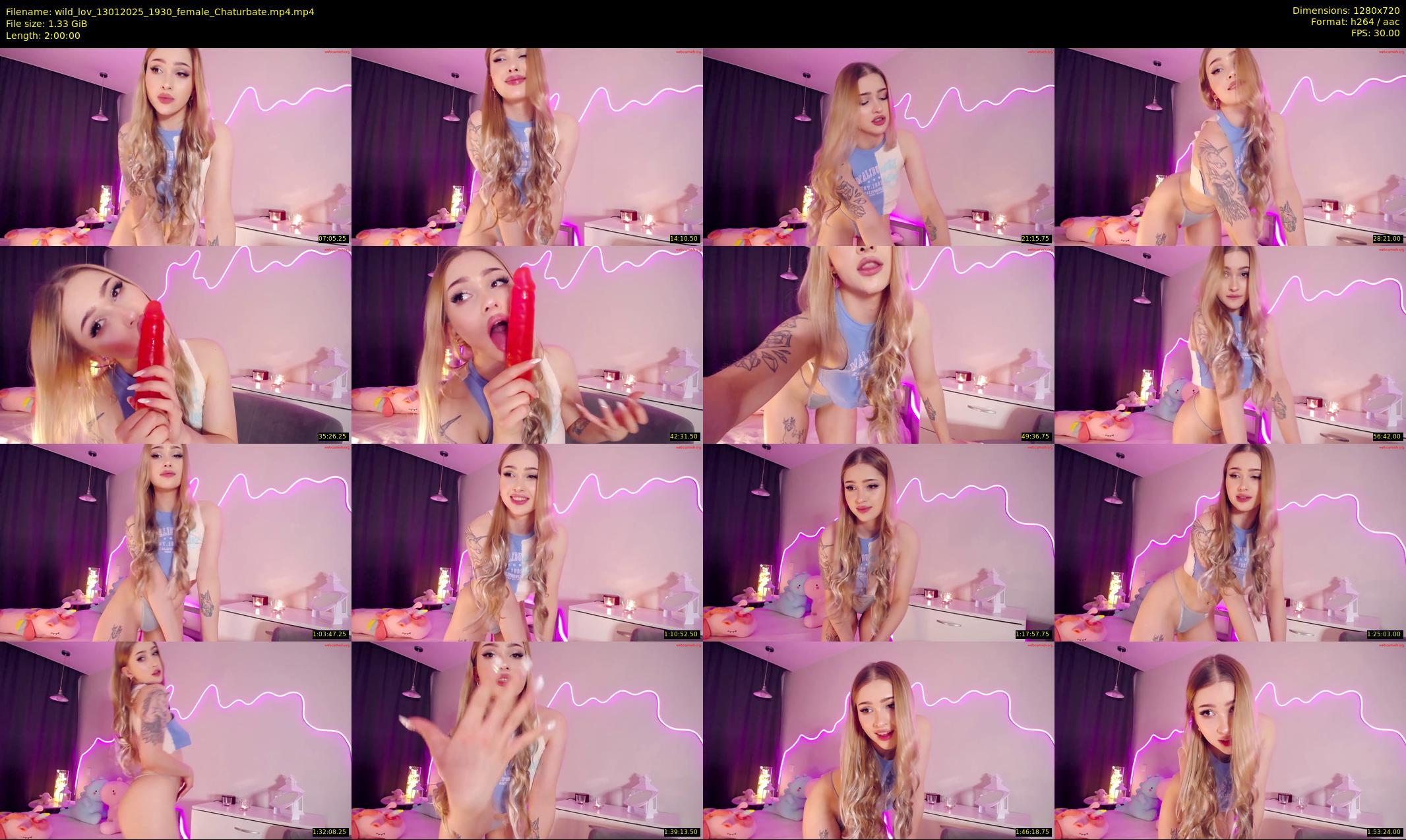 wild_lov — 120 minute Chaturbate female cam show recording, 720p, Jan 13, 2025