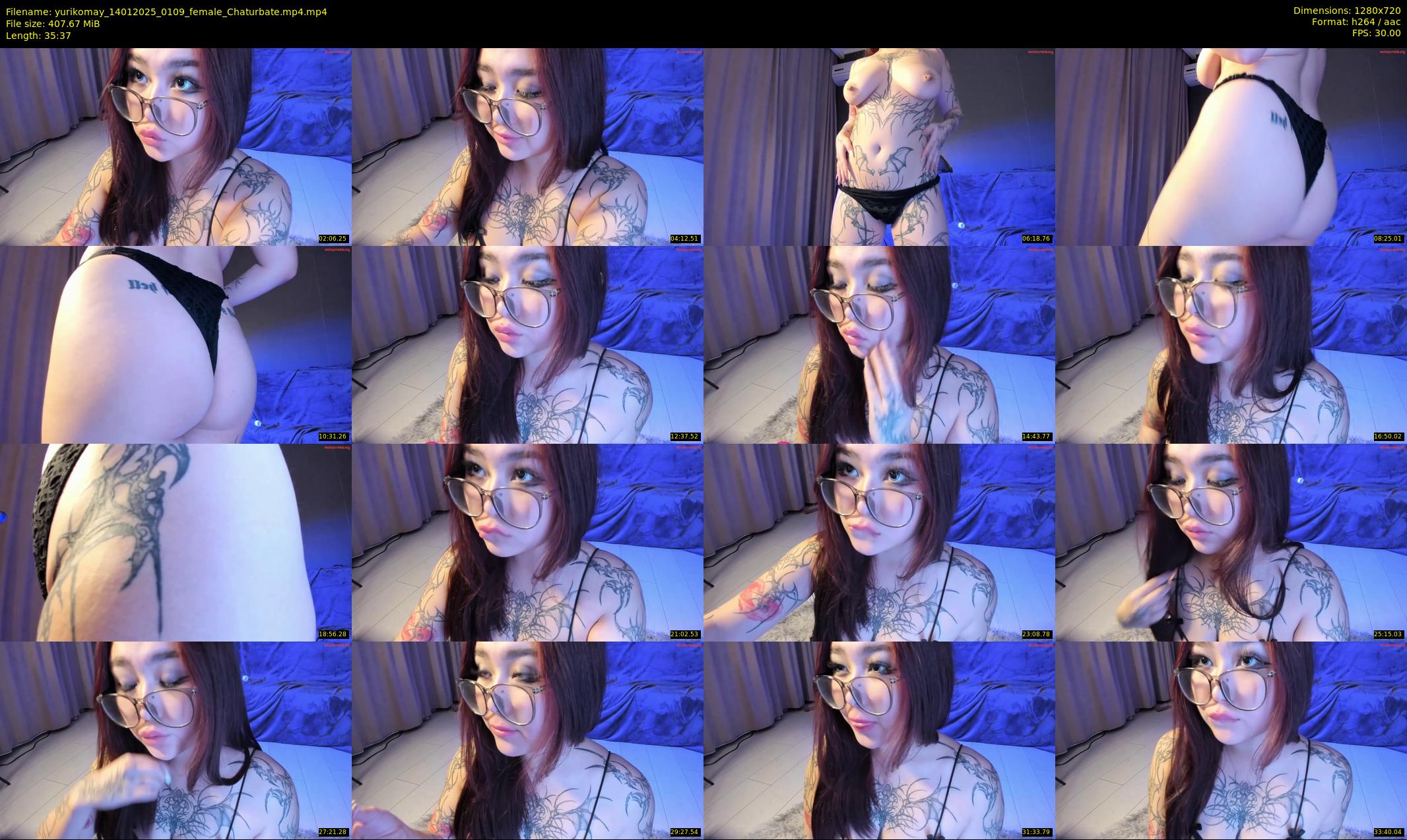 yurikomay — 36 minute Chaturbate female cam show recording, 720p, Jan 14, 2025