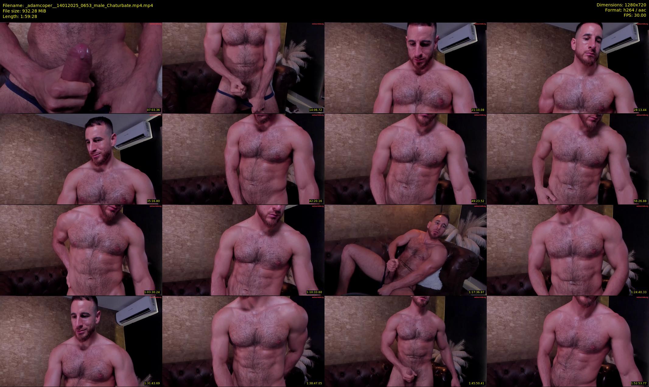 _adamcoper_ — 120 minute Chaturbate male cam show recording, 720p, Jan 14, 2025