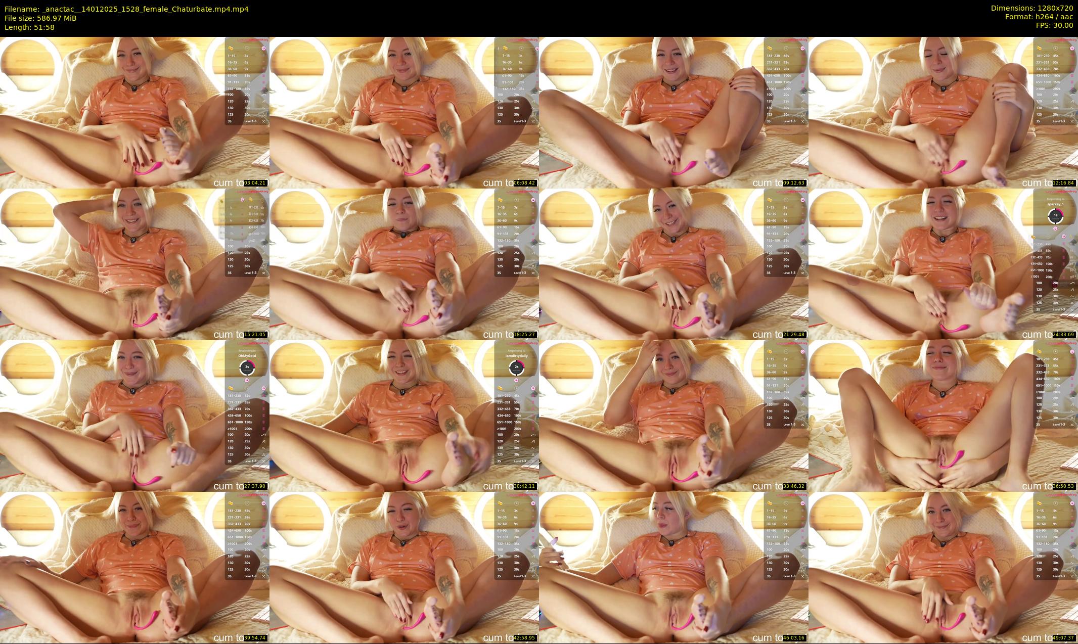 _anactac_ — 52 minute Chaturbate female cam show recording, 720p, Jan 14, 2025