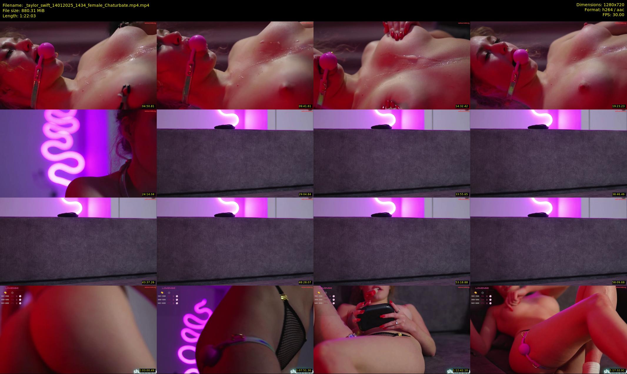 _taylor_swift — 83 minute Chaturbate female cam show recording, 720p, Jan 14, 2025