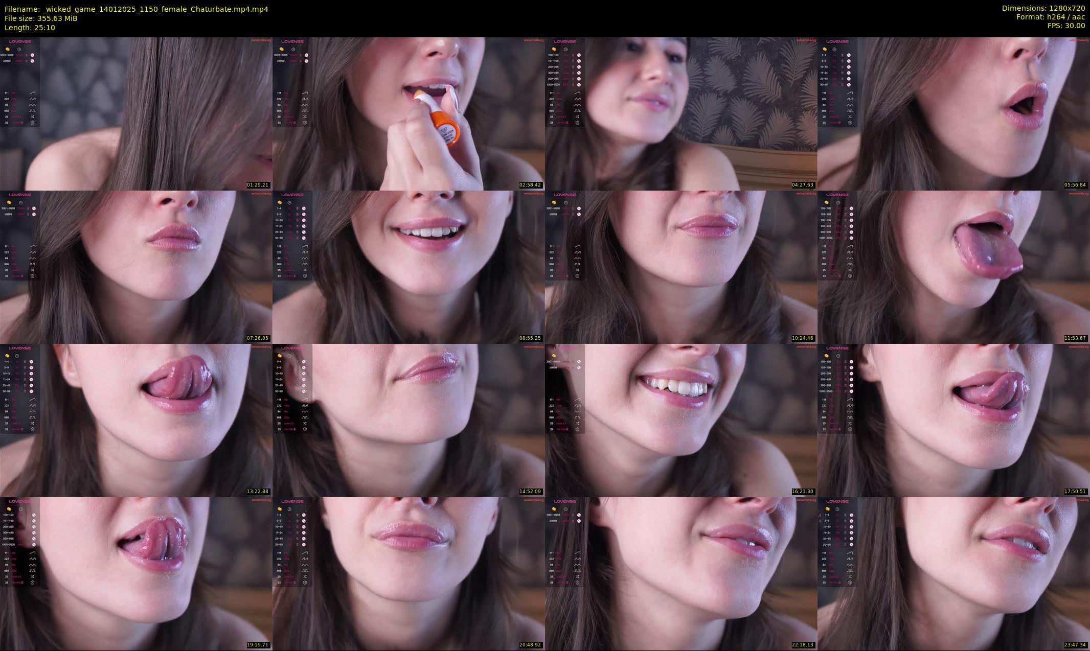 _wicked_game — 26 minute Chaturbate female cam show recording, 720p, Jan 14, 2025