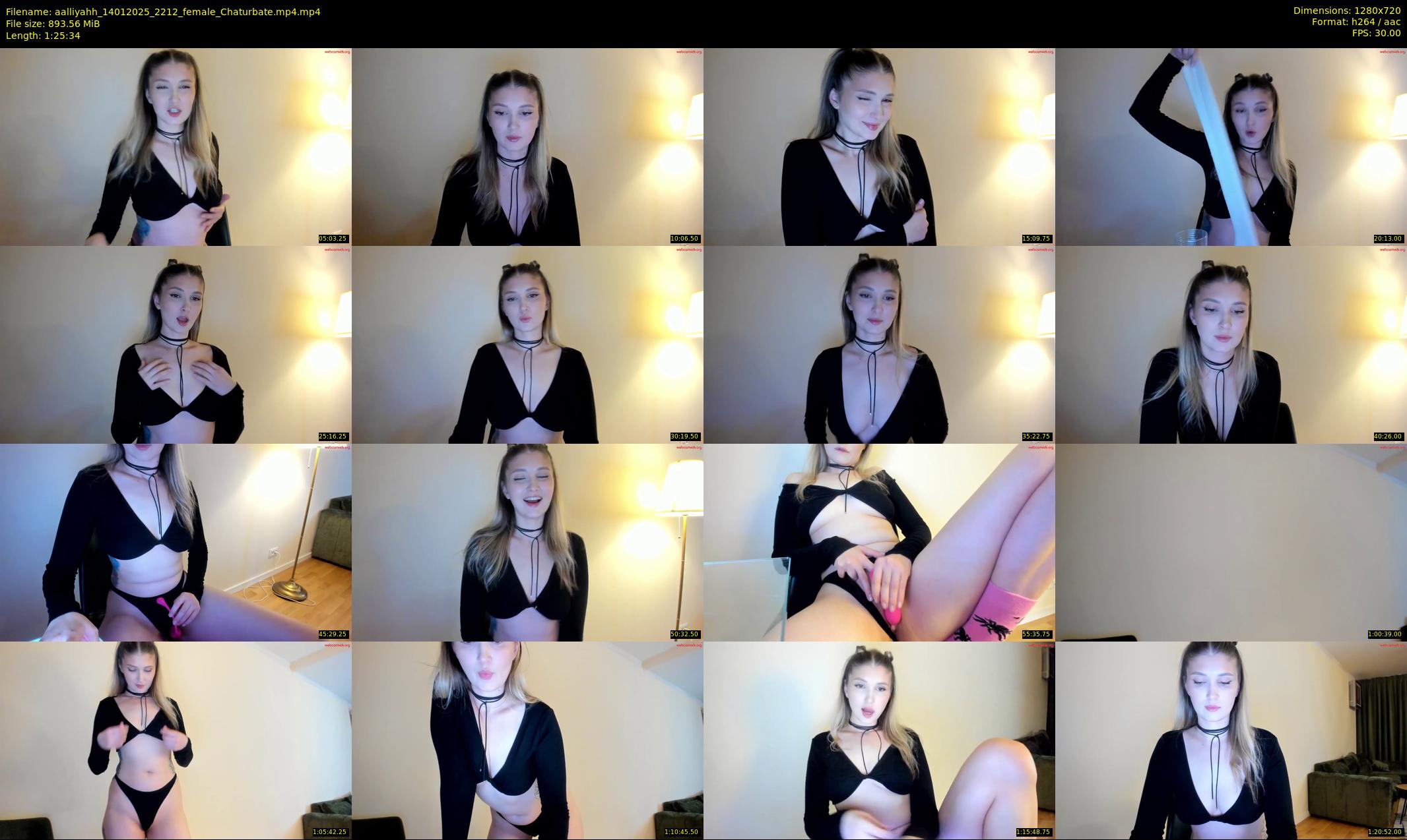 aalliyahh — 86 minute Chaturbate female cam show recording, 720p, Jan 14, 2025