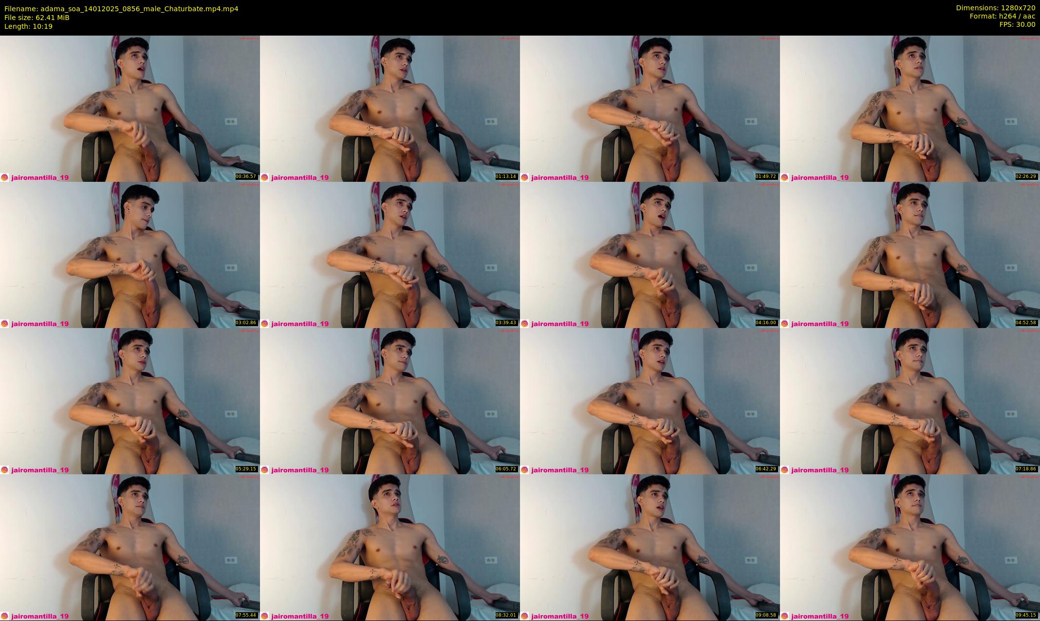 adama_soa — 11 minute Chaturbate male cam show recording, 720p, Jan 14, 2025