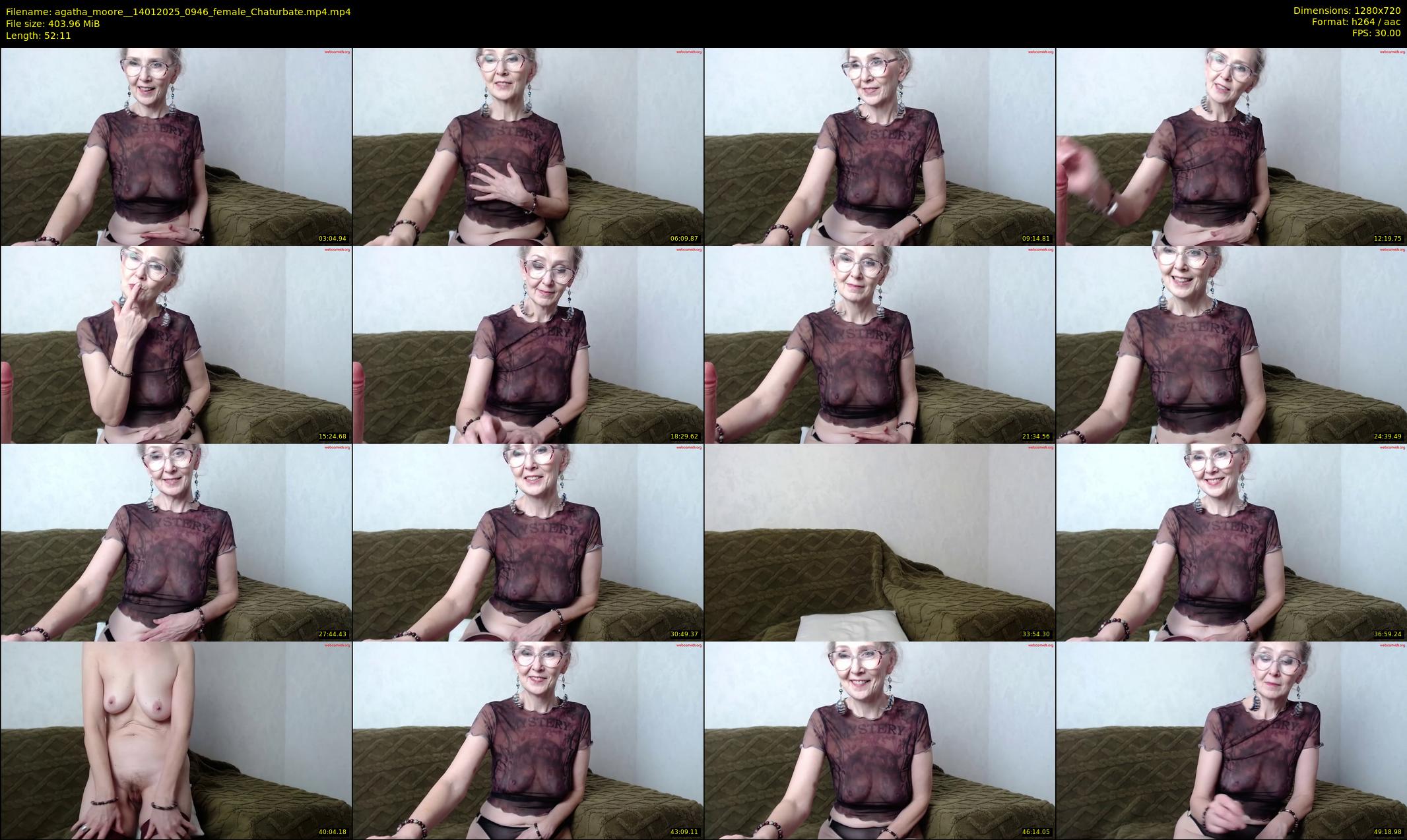 agatha_moore_ — 53 minute Chaturbate female cam show recording, 720p, Jan 14, 2025