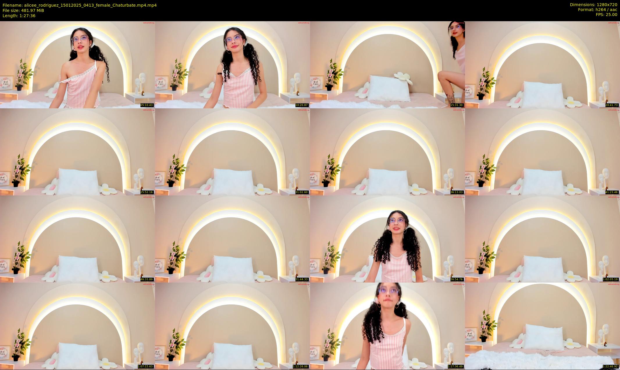 alicee_rodriguez — 88 minute Chaturbate female cam show recording, 720p, Jan 15, 2025