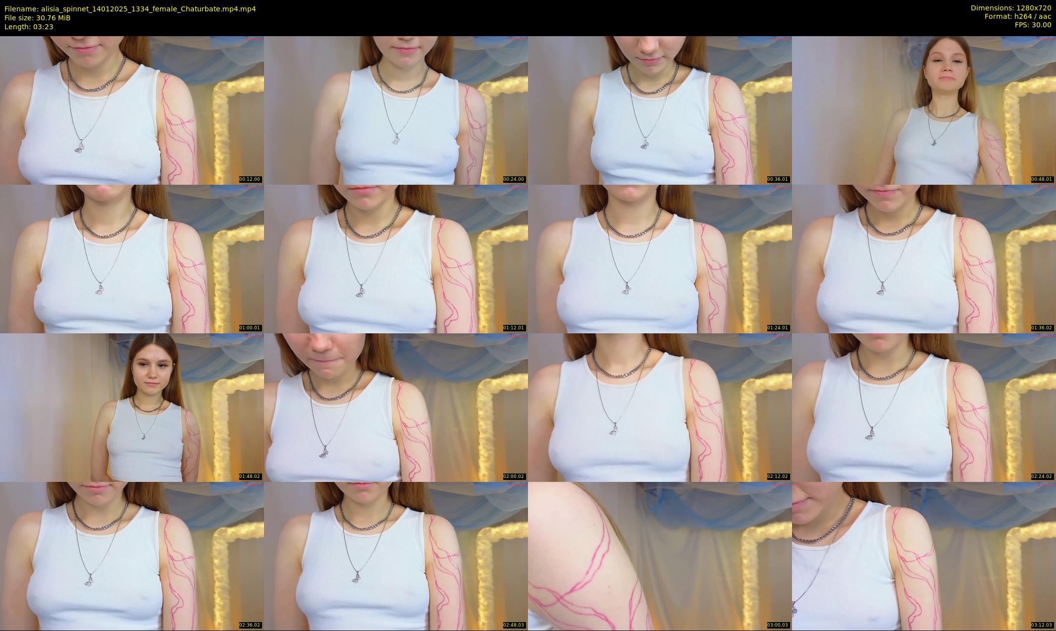 alisia_spinnet — 4 minute Chaturbate female cam show recording, 720p, Jan 14, 2025