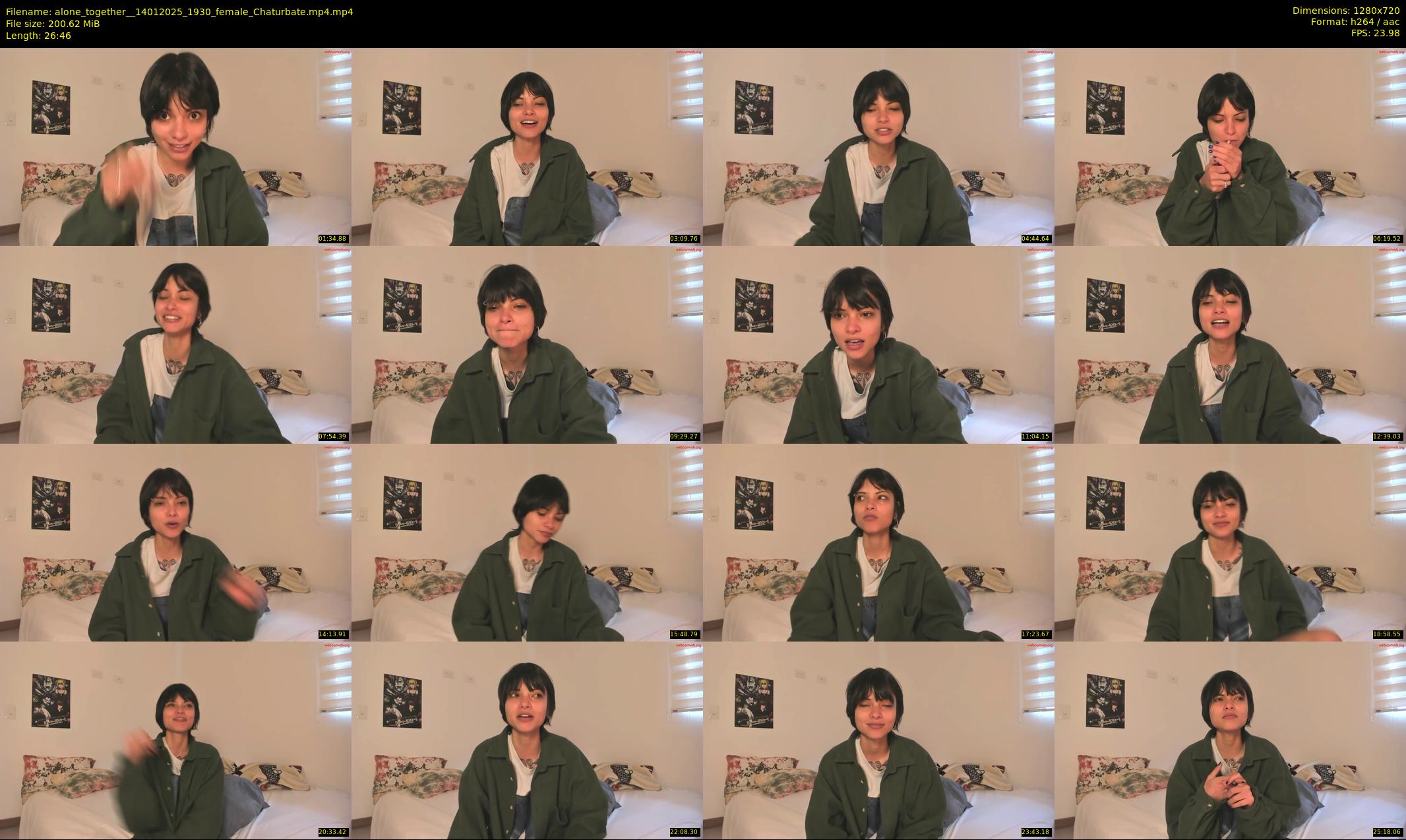 alone_together_ — 27 minute Chaturbate female cam show recording, 720p, Jan 14, 2025