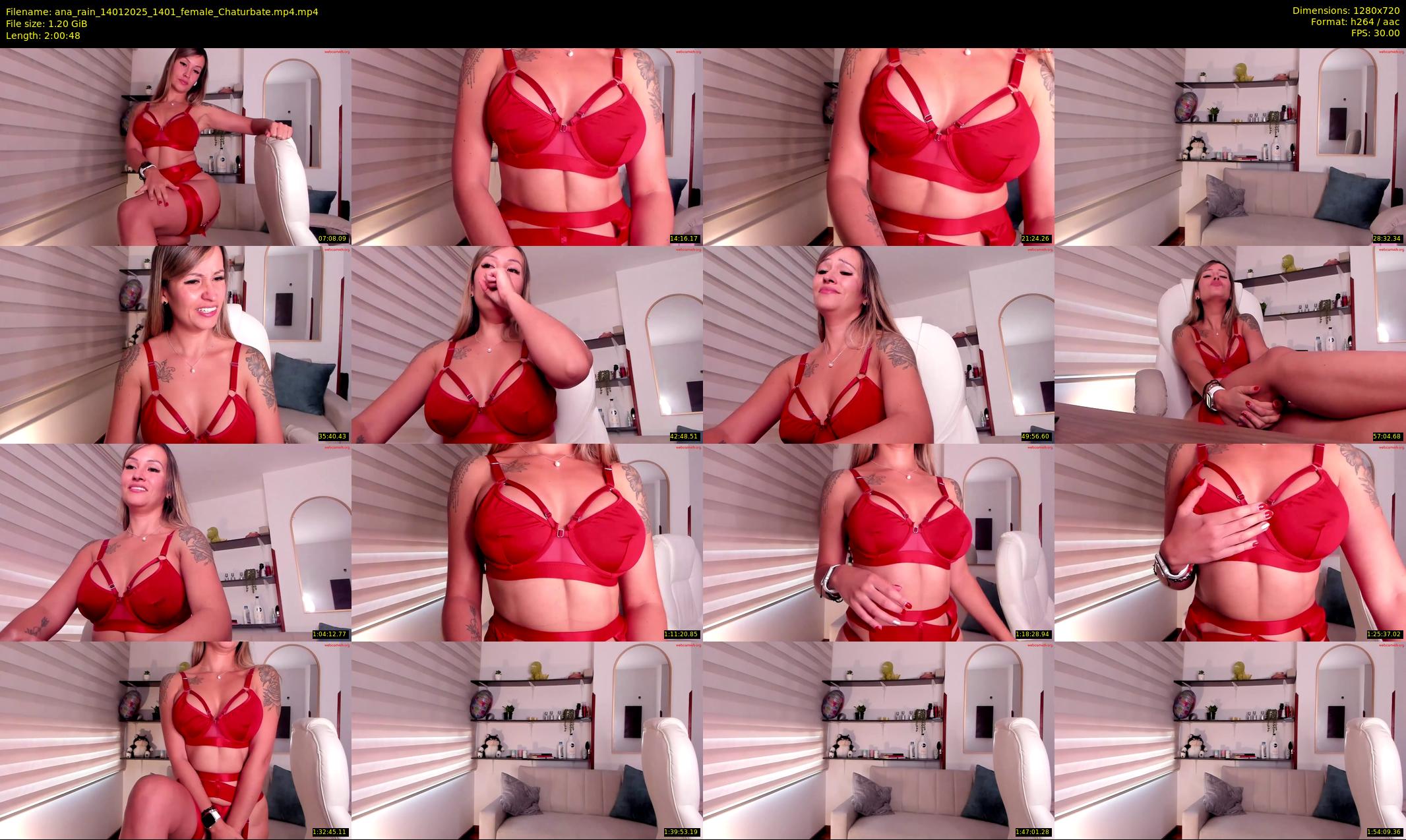 ana_rain — 121 minute Chaturbate female cam show recording, 720p, Jan 14, 2025