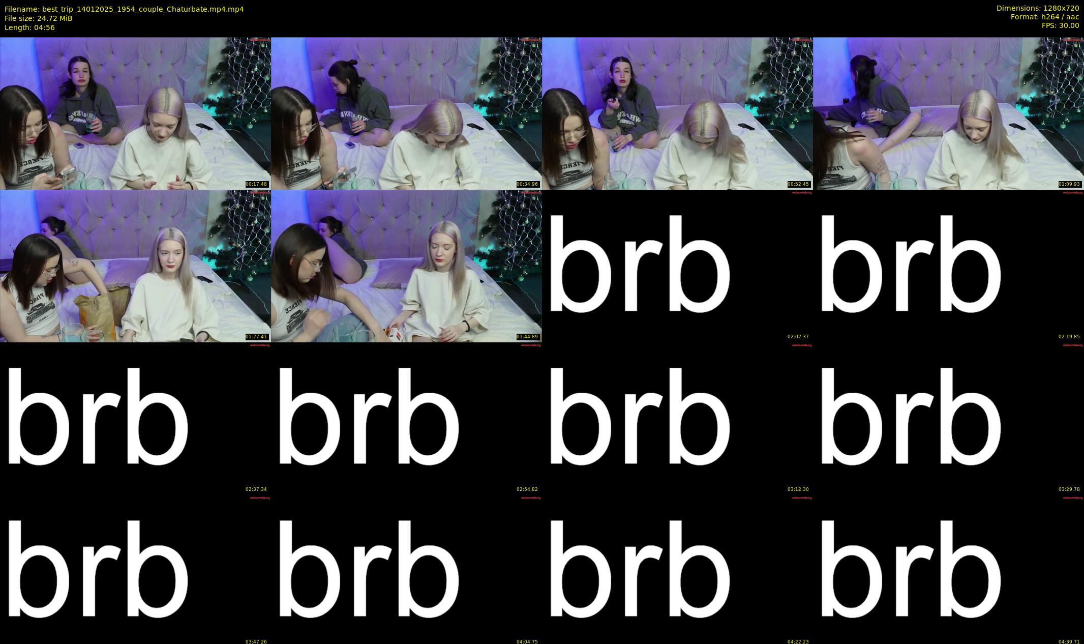 best_trip — 5 minute Chaturbate couple cam show recording, 720p, Jan 14, 2025