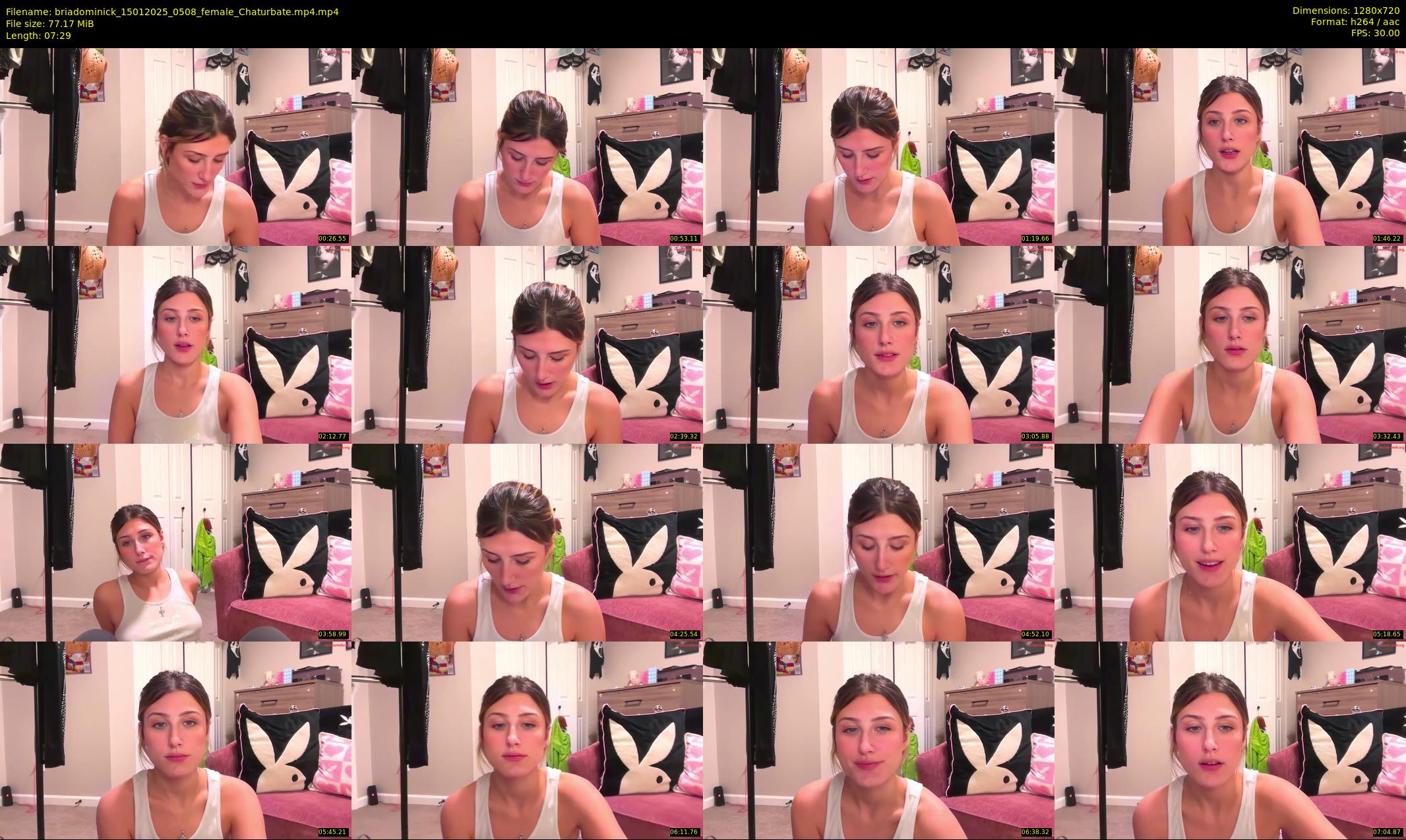 briadominick — 8 minute Chaturbate couple cam show recording, 720p, Jan 15, 2025
