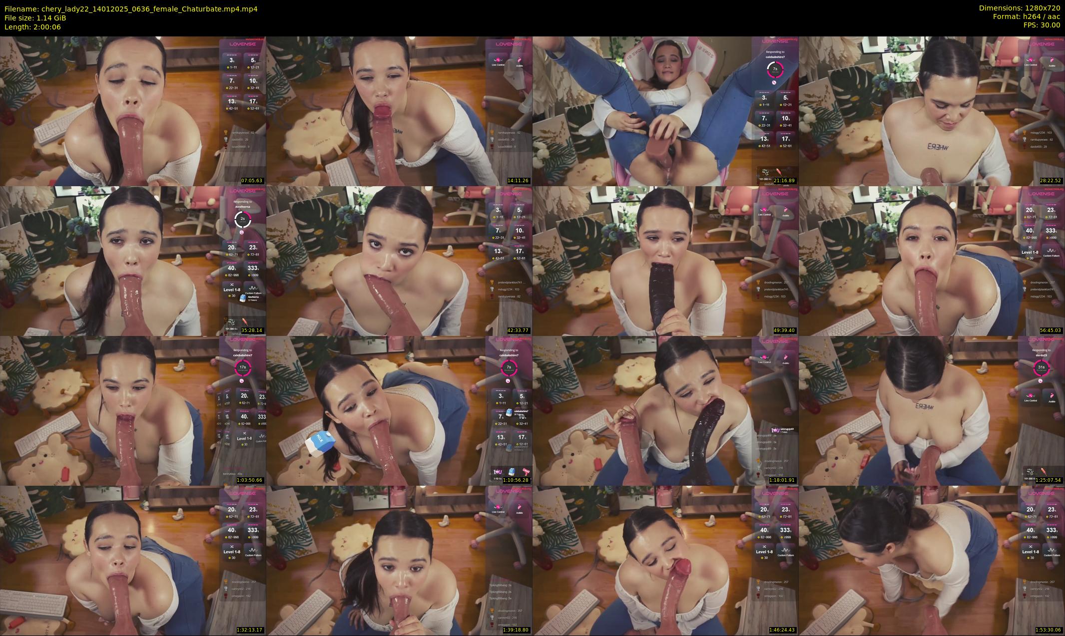 chery_lady22 — 121 minute Chaturbate female cam show recording, 720p, Jan 14, 2025