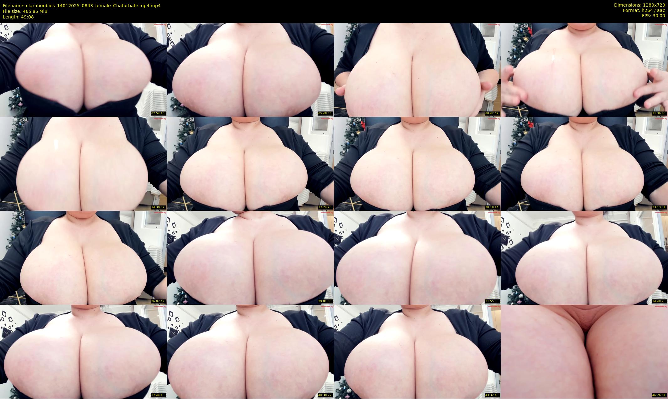 claraboobies — 50 minute Chaturbate female cam show recording, 720p, Jan 14, 2025