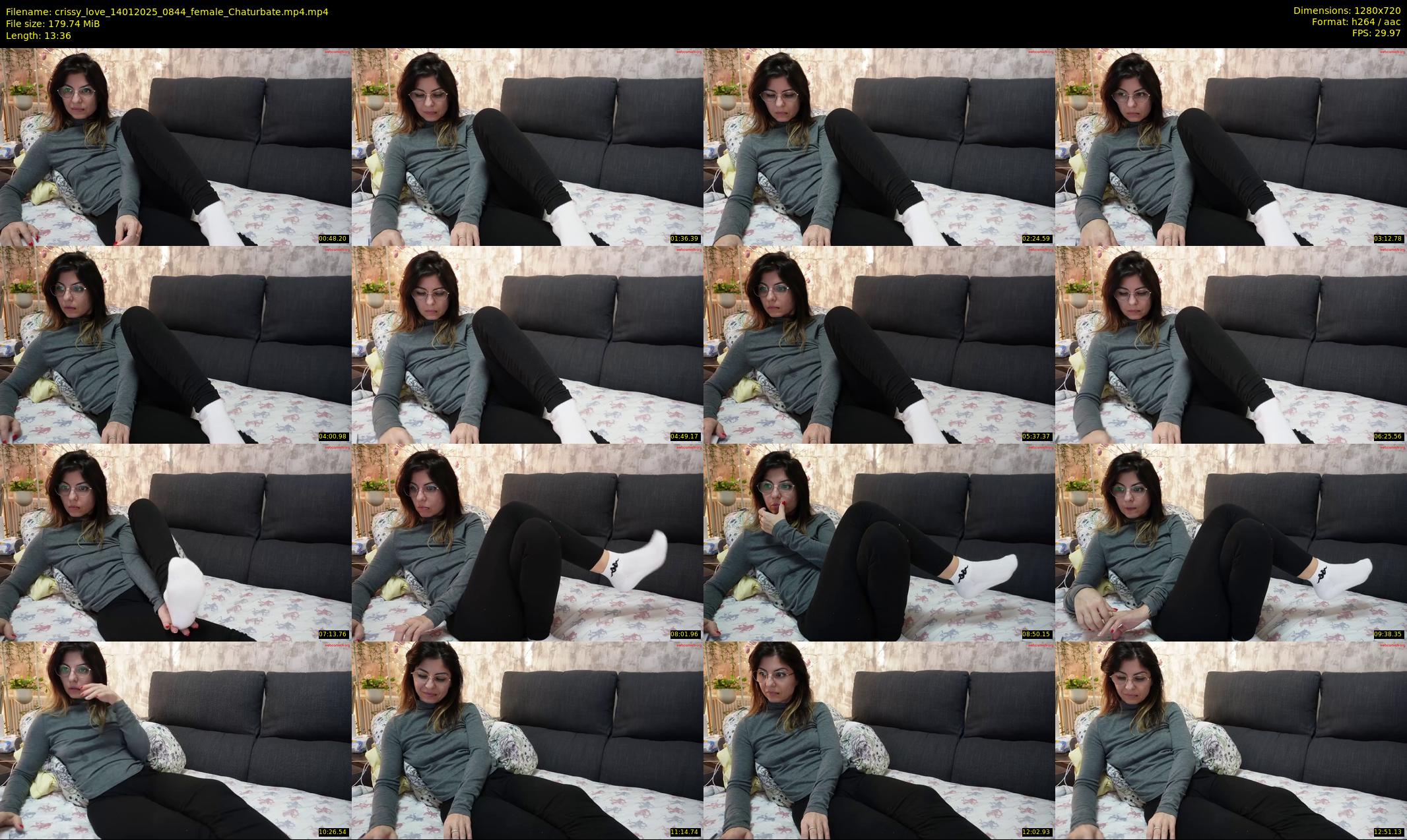 crissy_love — 14 minute Chaturbate female cam show recording, 720p, Jan 14, 2025