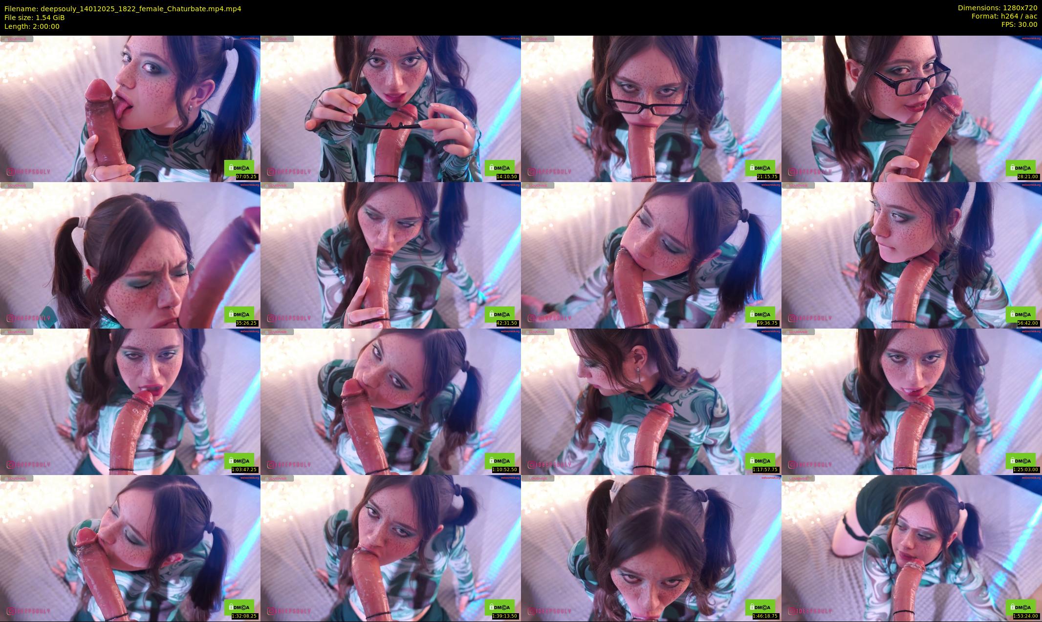 deepsouly — 120 minute Chaturbate female cam show recording, 720p, Jan 14, 2025