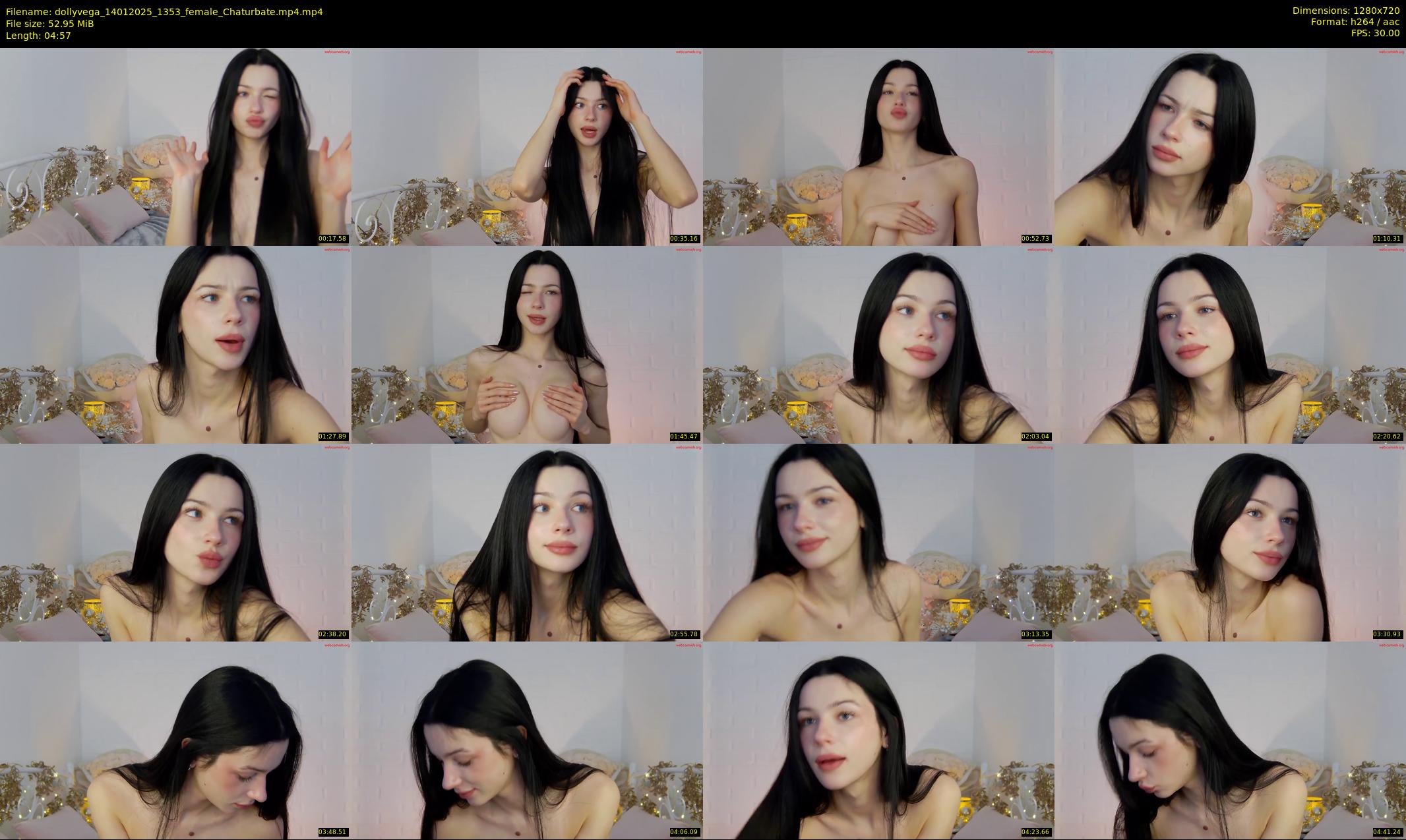 dollyvega — 5 minute Chaturbate female cam show recording, 720p, Jan 14, 2025