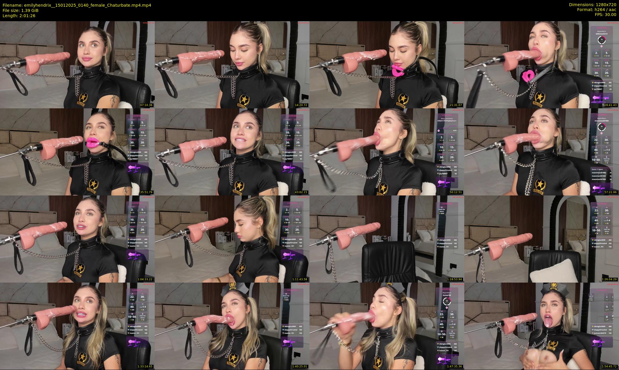 emilyhendrix_ — 122 minute Chaturbate couple cam show recording, 720p, Jan 15, 2025