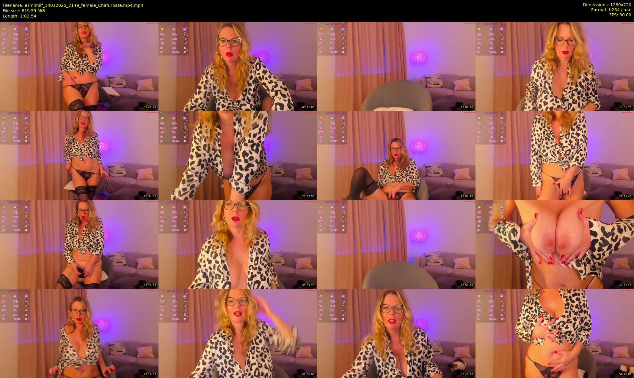 esmimilf — 63 minute Chaturbate female cam show recording, 720p, Jan 14, 2025