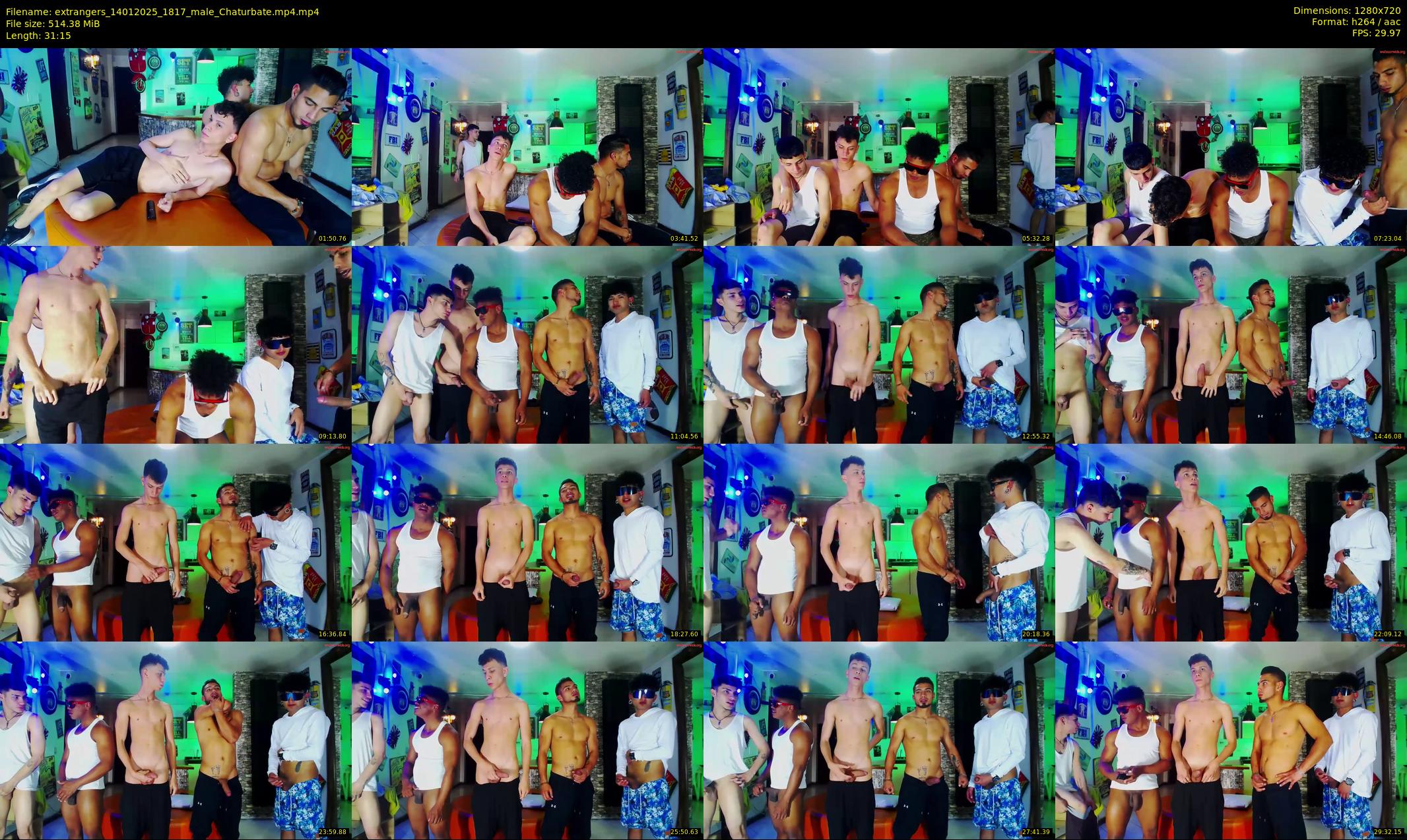 extrangers — 32 minute Chaturbate male cam show recording, 720p, Jan 14, 2025
