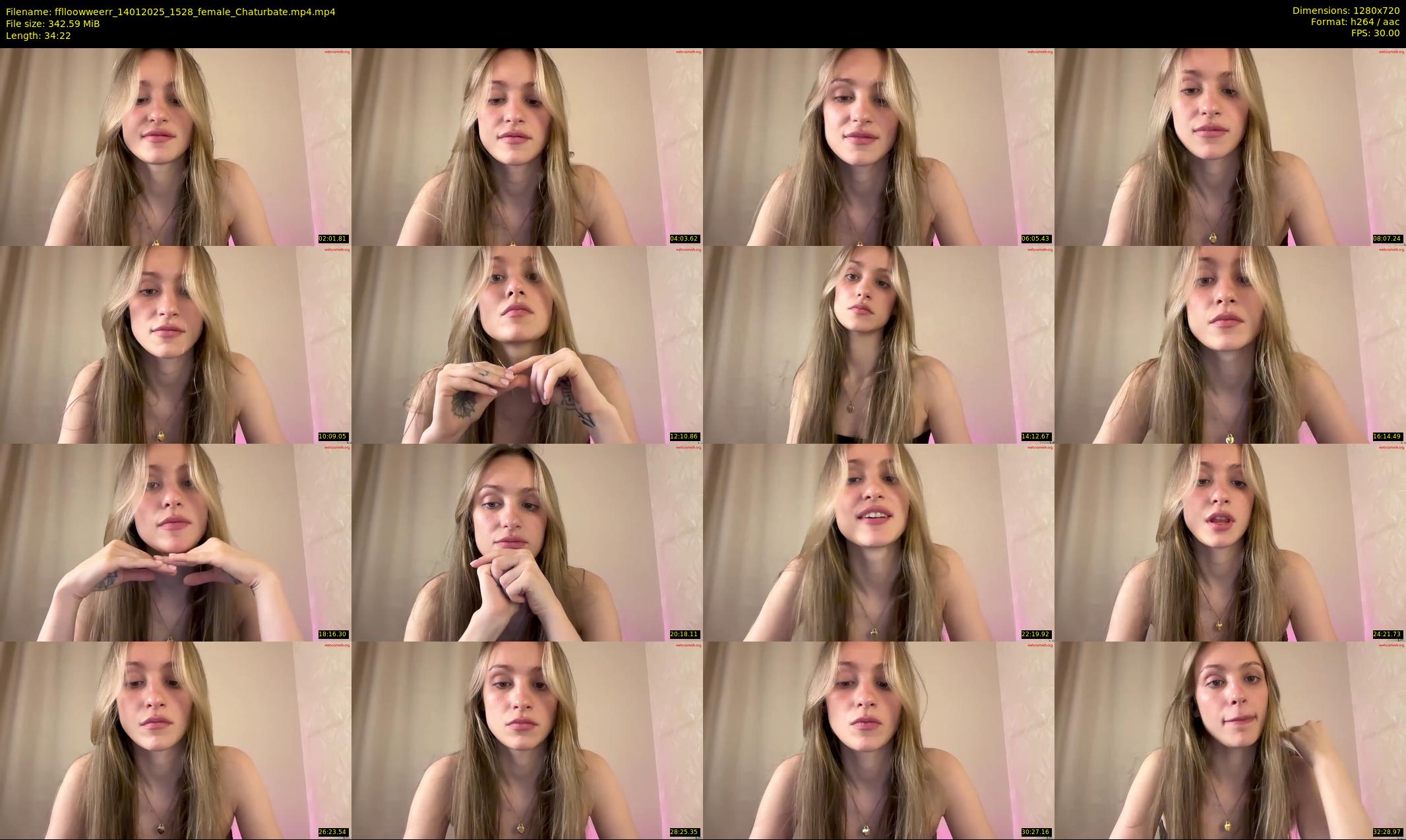 fflloowweerr — 35 minute Chaturbate couple cam show recording, 720p, Jan 14, 2025
