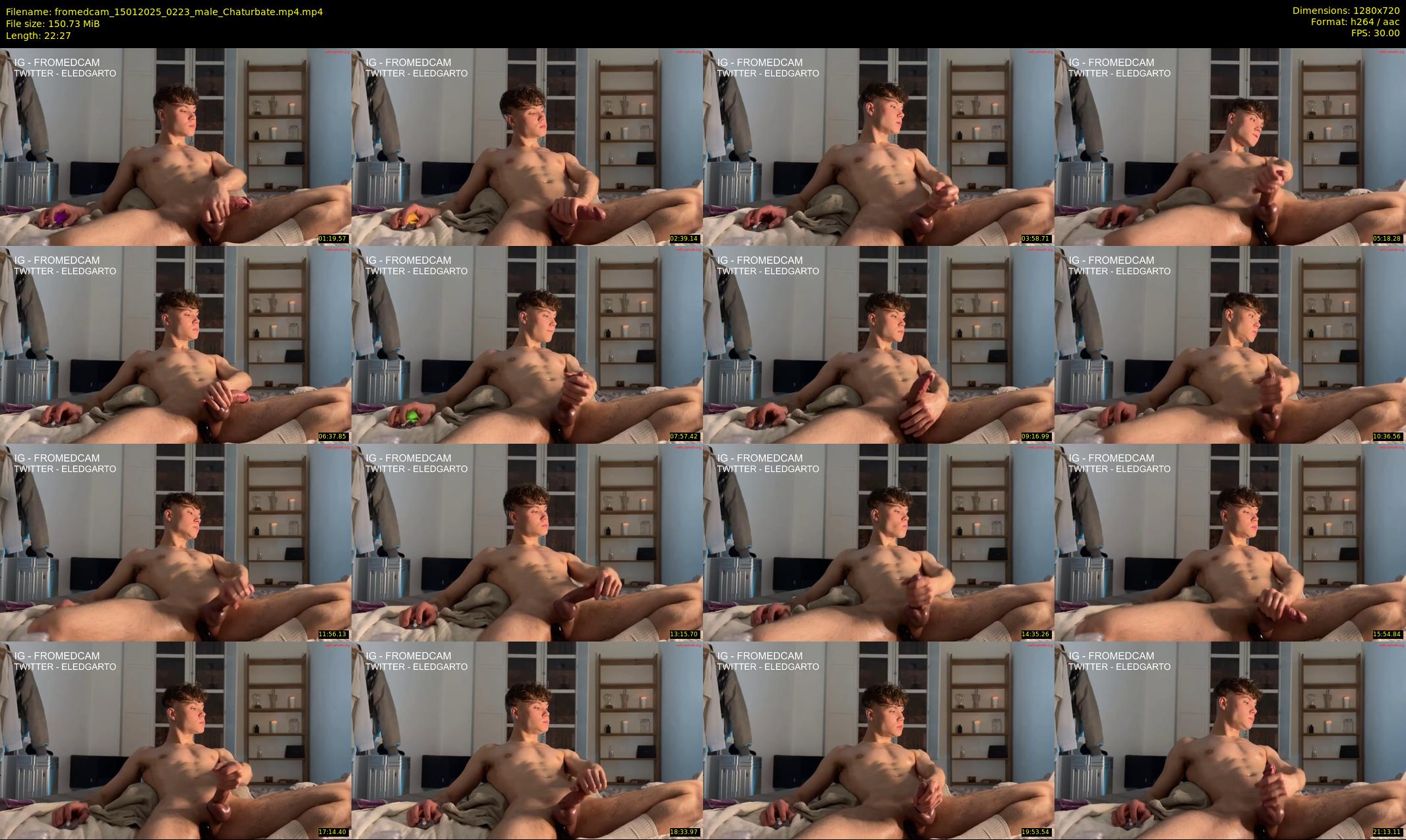 fromedcam — 23 minute Chaturbate male cam show recording, 720p, Jan 15, 2025