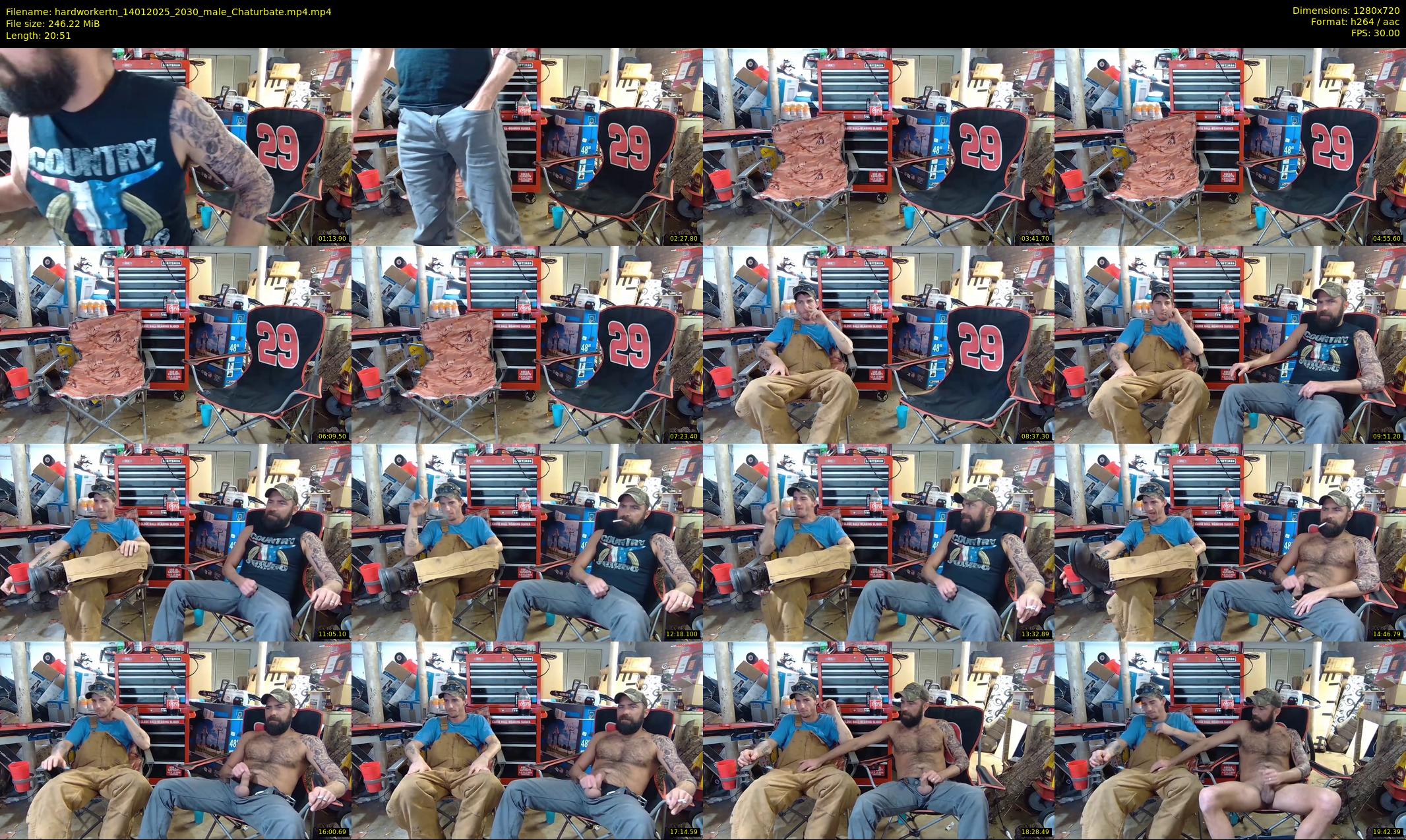 hardworkertn — 21 minute Chaturbate male cam show recording, 720p, Jan 14, 2025