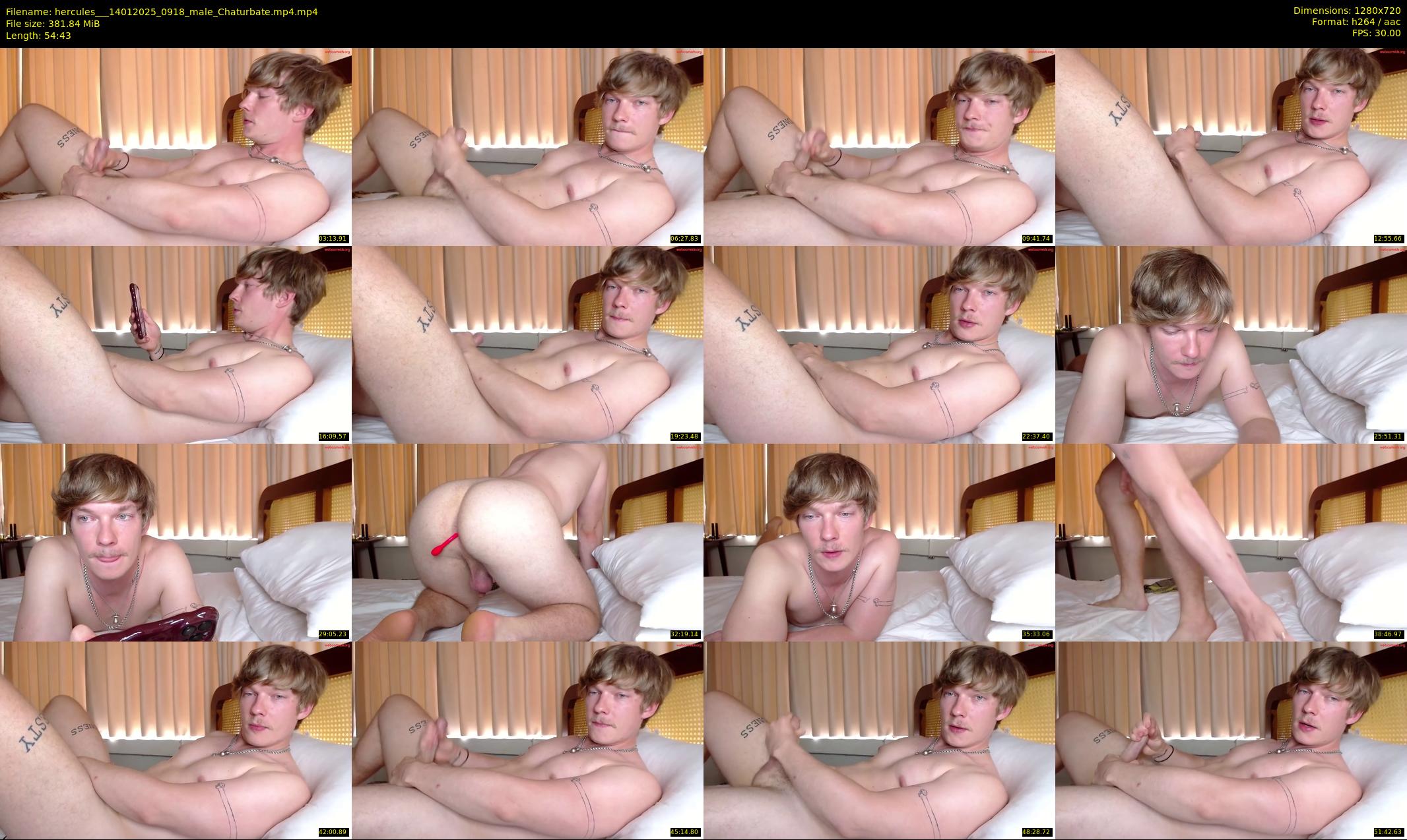 hercules__ — 55 minute Chaturbate male cam show recording, 720p, Jan 14, 2025