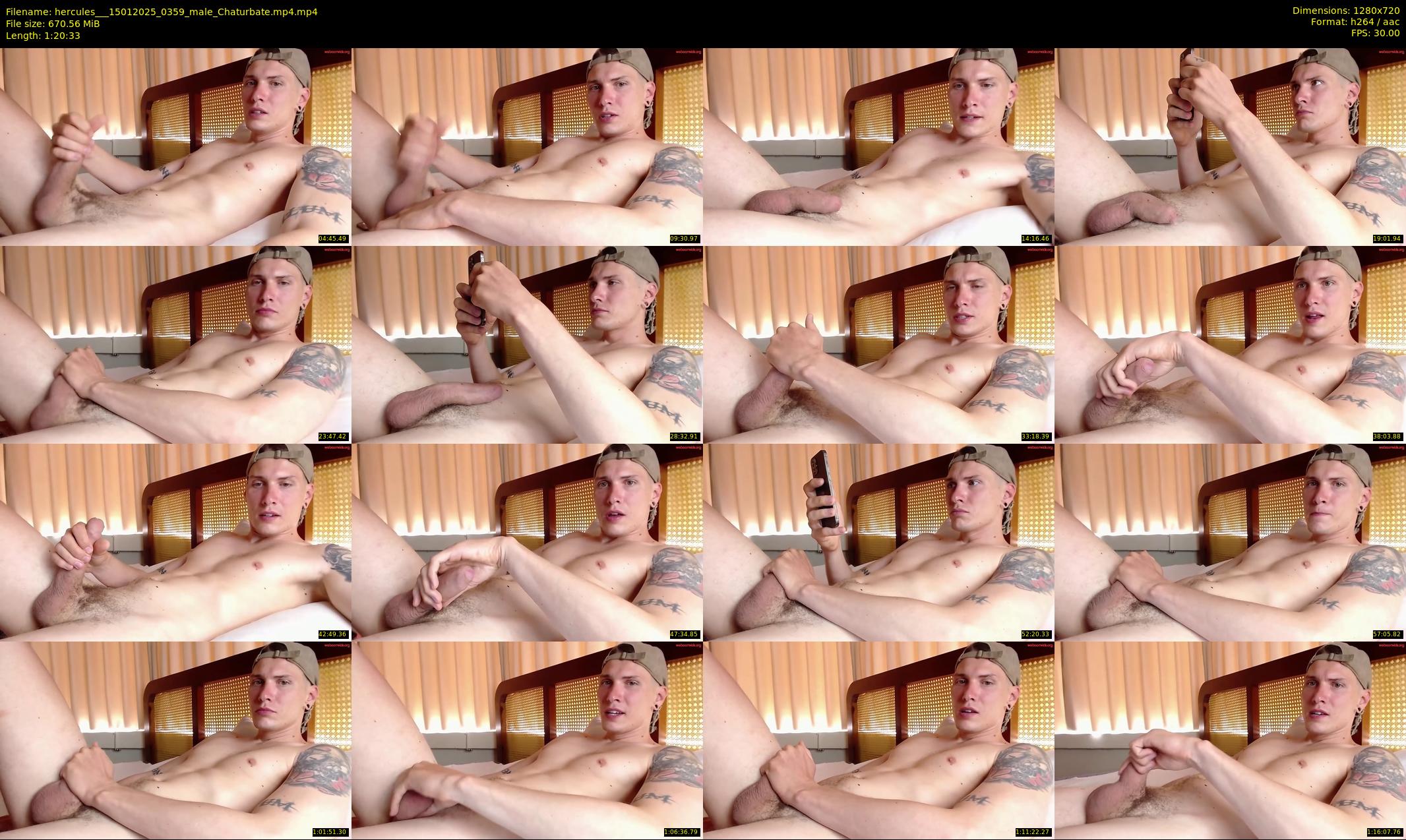 hercules__ — 81 minute Chaturbate male cam show recording, 720p, Jan 15, 2025