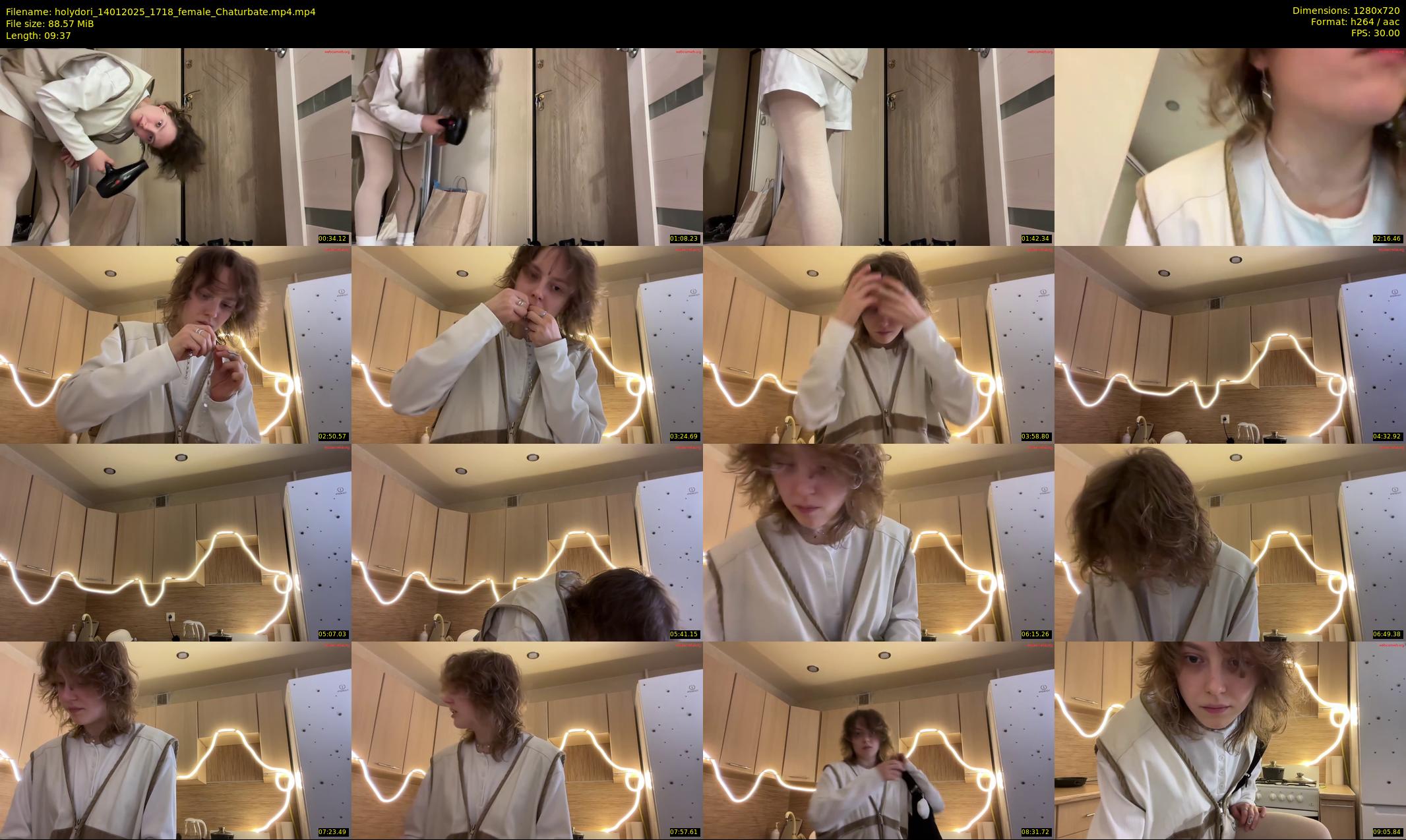 holydori — 10 minute Chaturbate female cam show recording, 720p, Jan 14, 2025