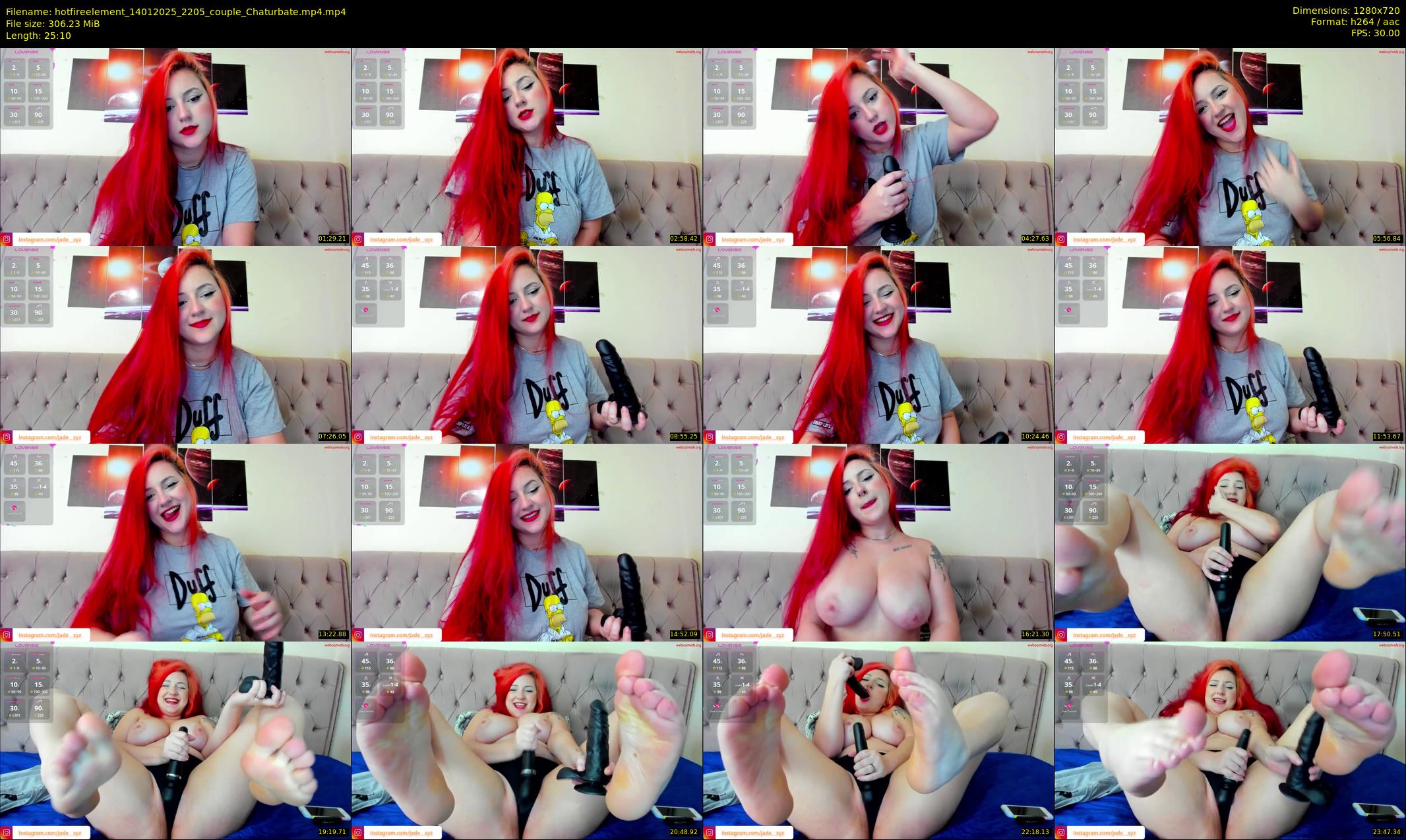 hotfireelement — 26 minute Chaturbate couple cam show recording, 720p, Jan 14, 2025