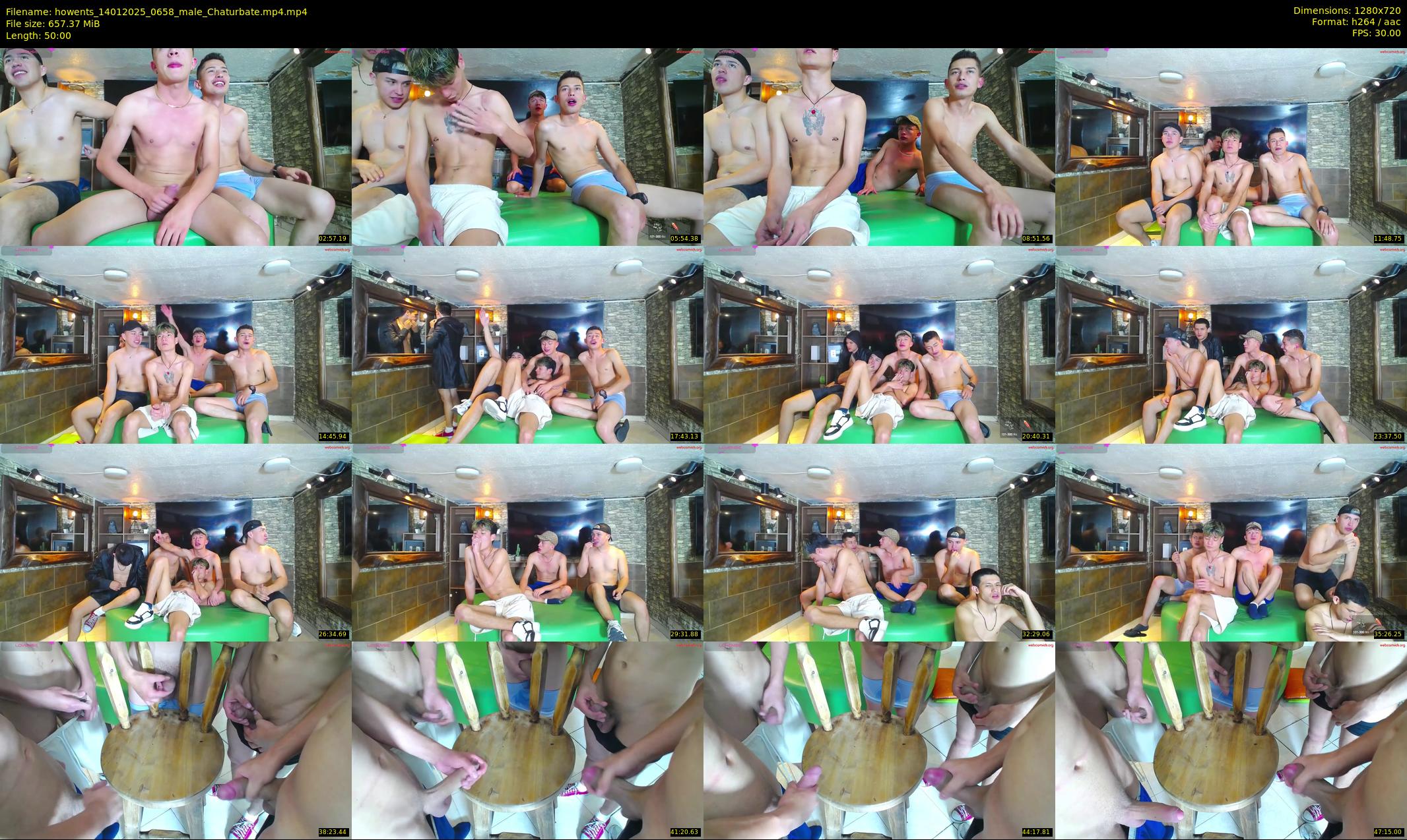 howents — 50 minute Chaturbate male cam show recording, 720p, Jan 14, 2025