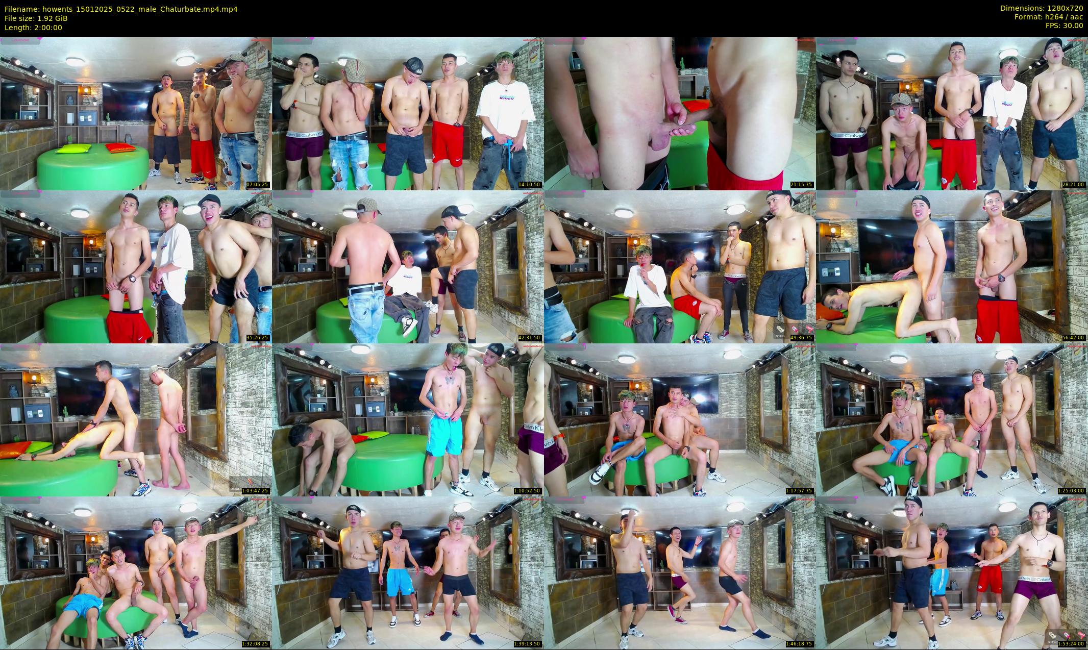 howents — 120 minute Chaturbate male cam show recording, 720p, Jan 15, 2025