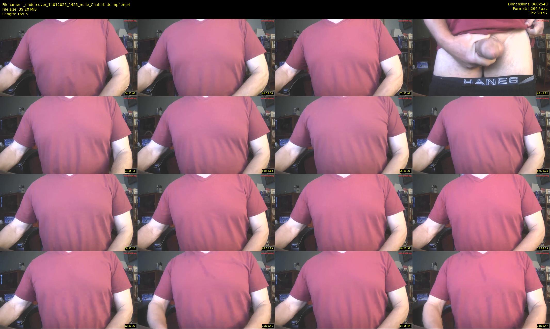 il_undercover — 17 minute Chaturbate male cam show recording, 480p, Jan 14, 2025