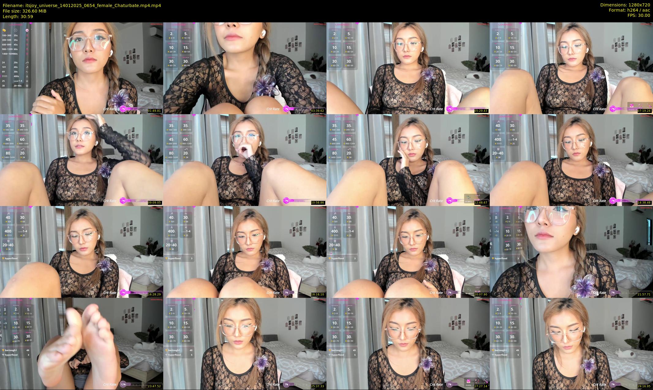 itsjoy_universe — 31 minute Chaturbate female cam show recording, 720p, Jan 14, 2025